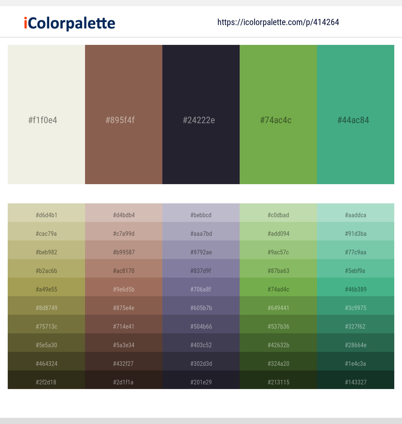 Spring Wood – Roman Coffee – Charade – Chelsea Cucumber – Ocean Green Color scheme