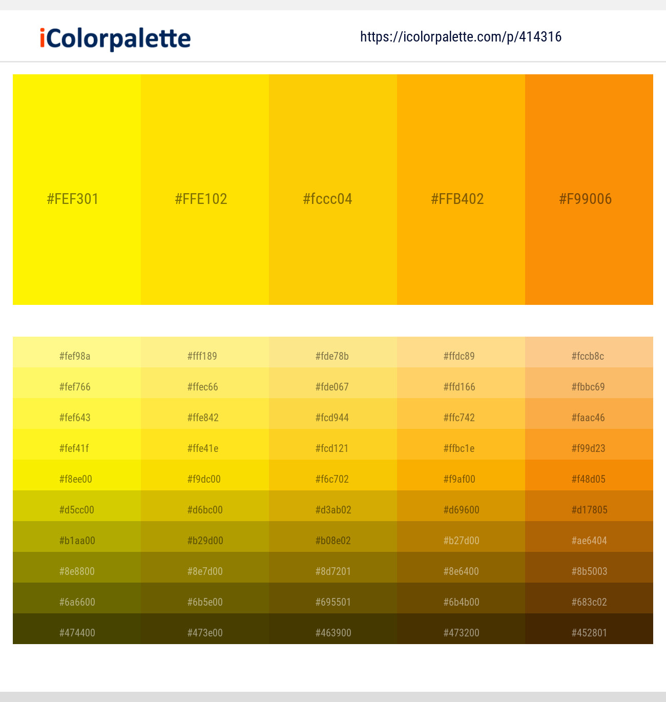 41431645 Gold Color Palettes