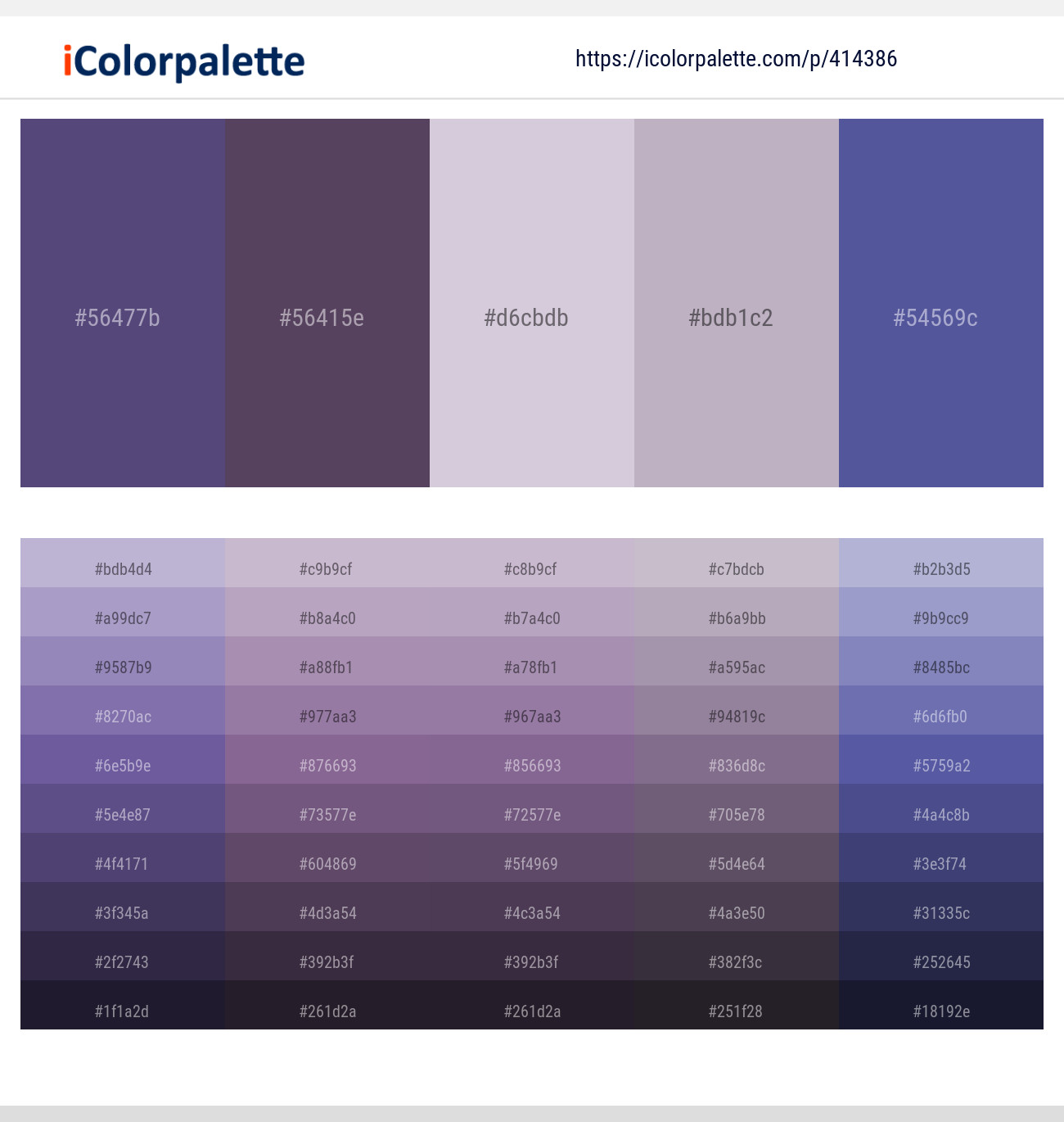 East Bay – Mulled Wine – Gray Suit – Chatelle – Butterfly Bush Color scheme
