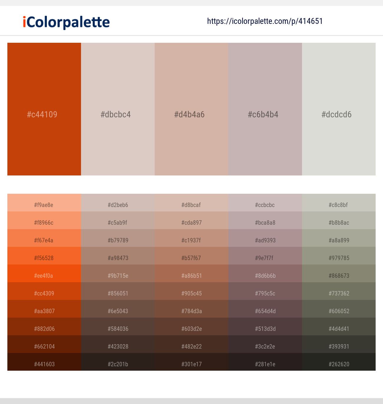 Rock Spray – Wafer – Clam Shell – Cold Turkey – Quill Gray Color scheme