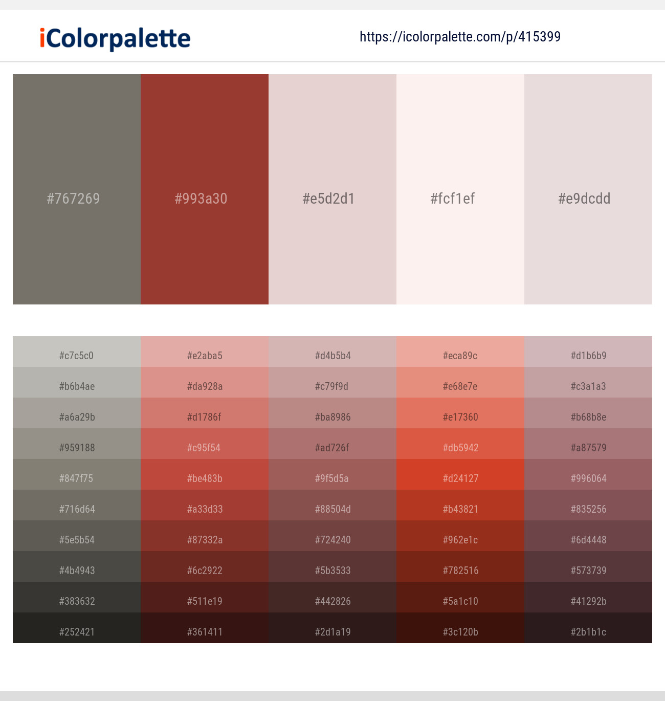 Flint – Stiletto – Wafer – Linen – Ebb Color scheme