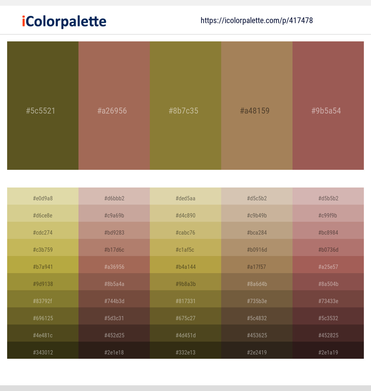 Dallas – Leather – Sycamore – Barley Corn – Au Chico Color scheme