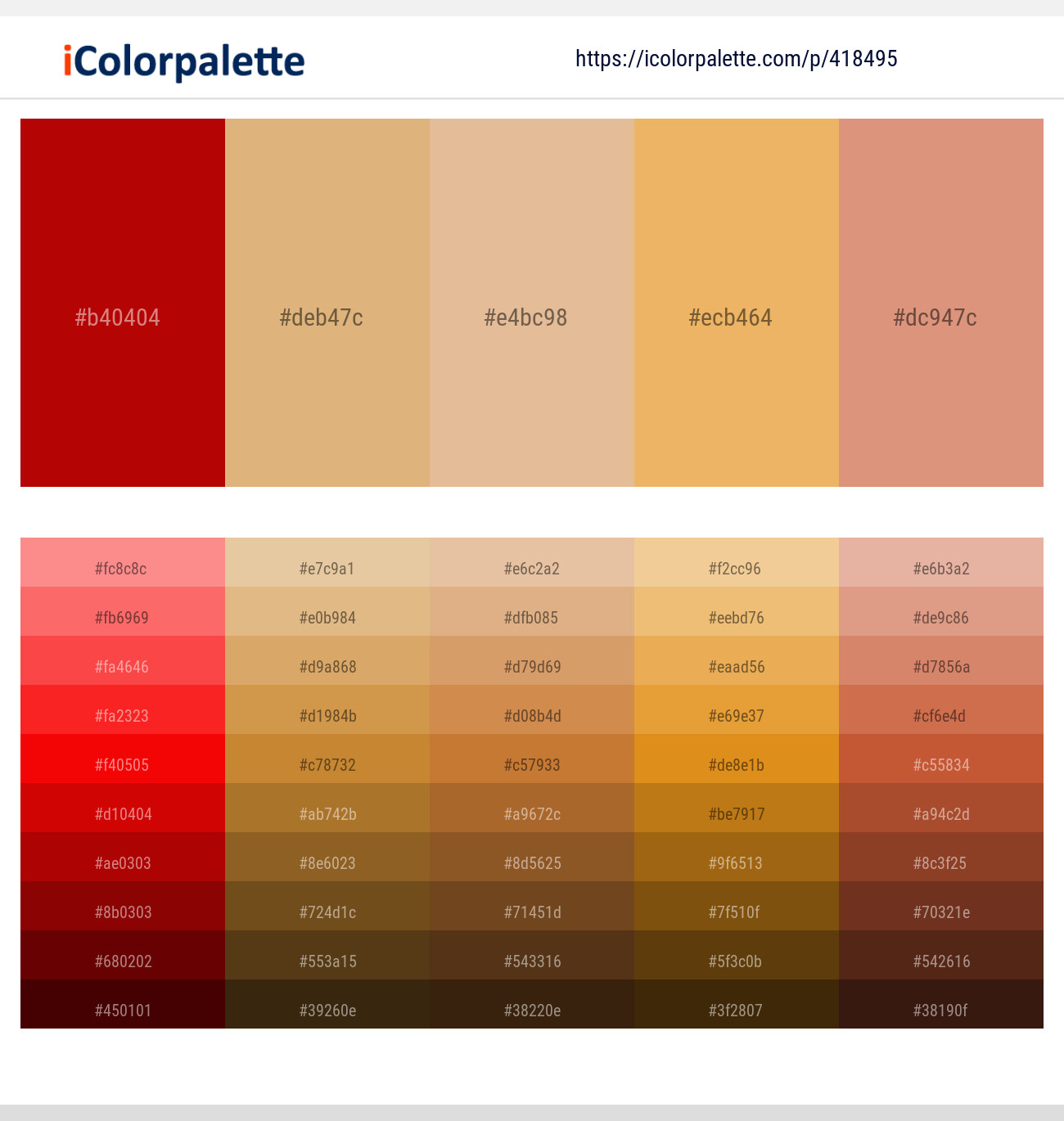 Guardsman Red – Harvest Gold – Calico – Porsche – Burning Sand Color scheme