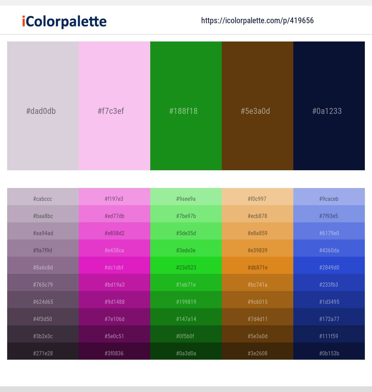 5350+ Latest Color Schemes with Blue Color tone combinations, 2024