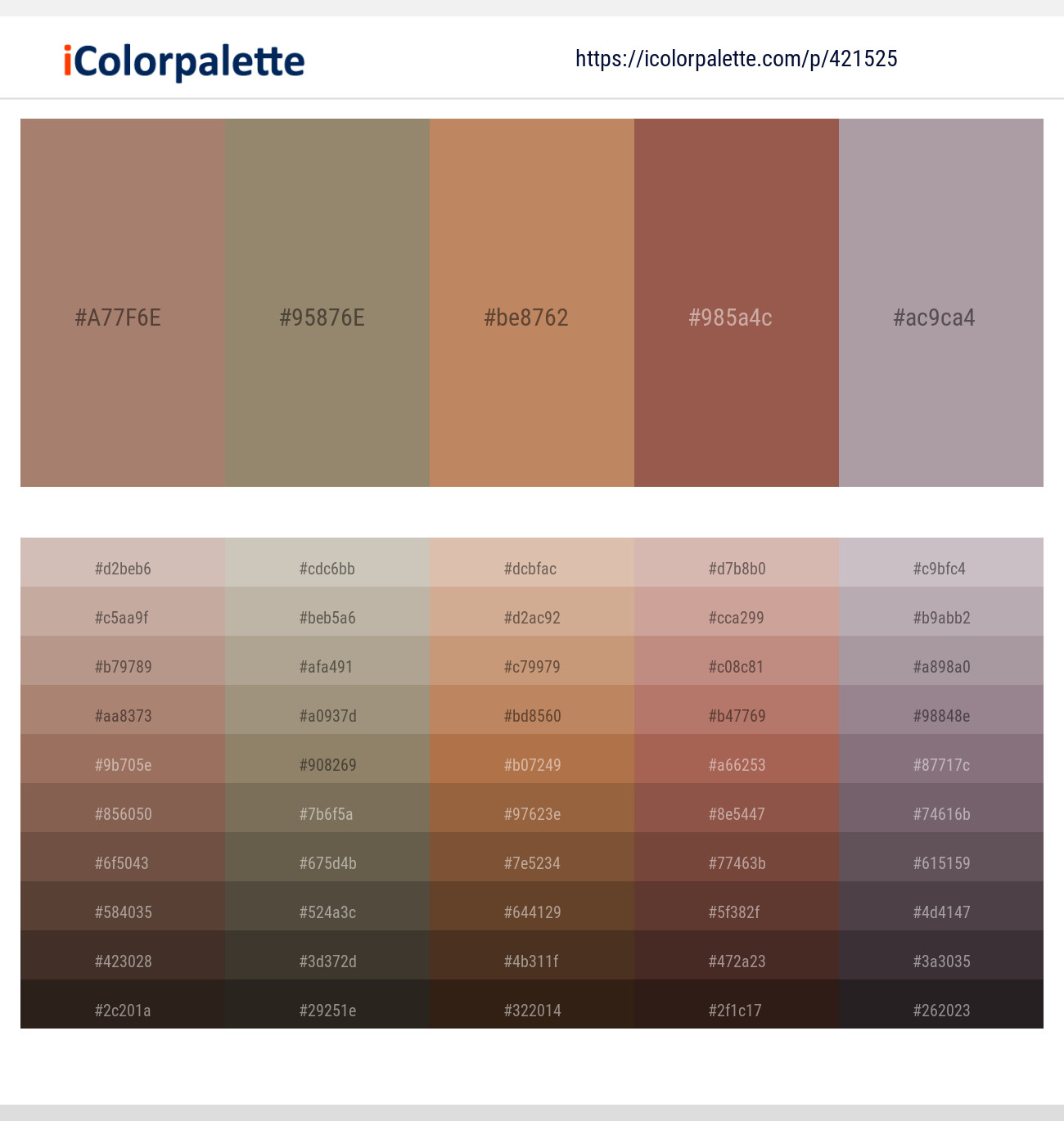 Sandal – Arrowtown – Muddy Waters – Copper Rust – Dusty Gray Color scheme