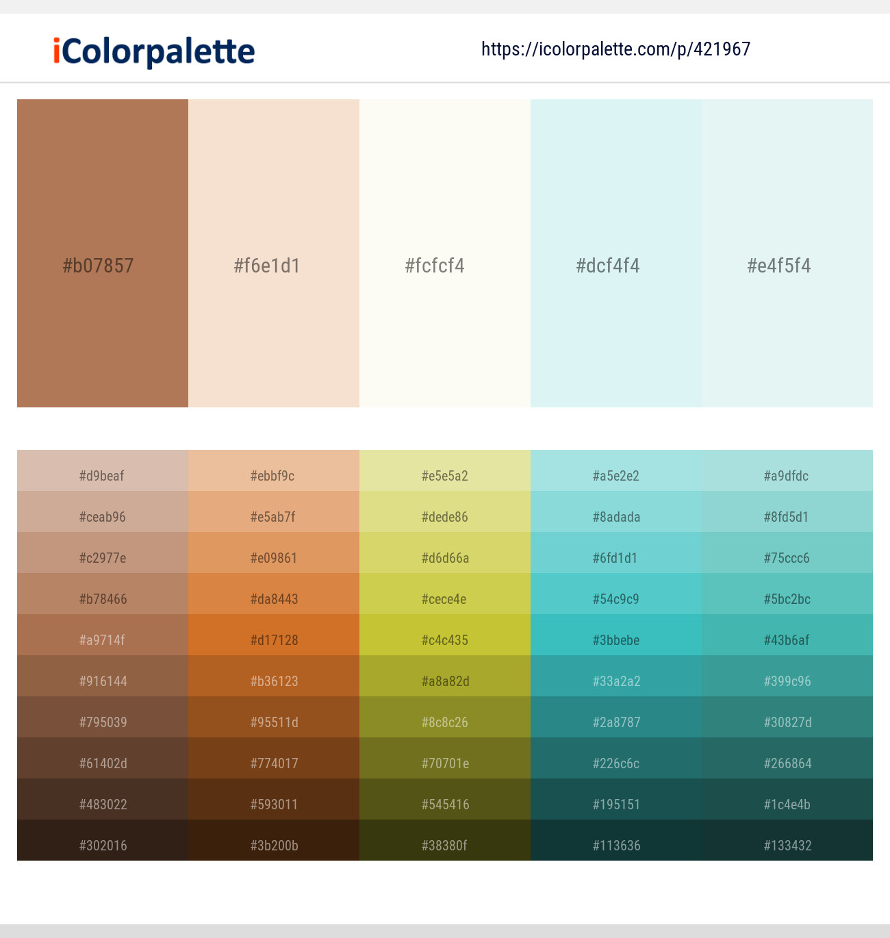 Santa Fe – Albescent White – Bianca – Iceberg – Black Squeeze Color scheme
