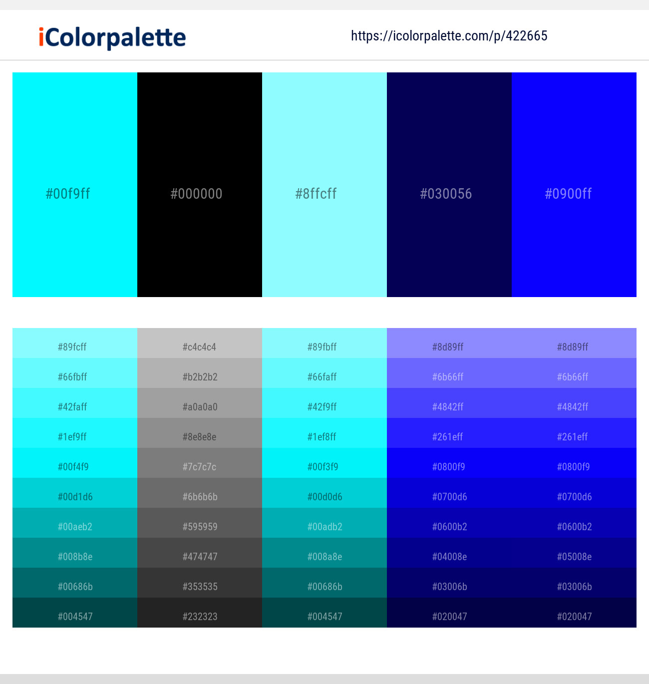 10 Latest Color Schemes With Aqua And Blue Color Tone Combinations | 2023 |  Icolorpalette