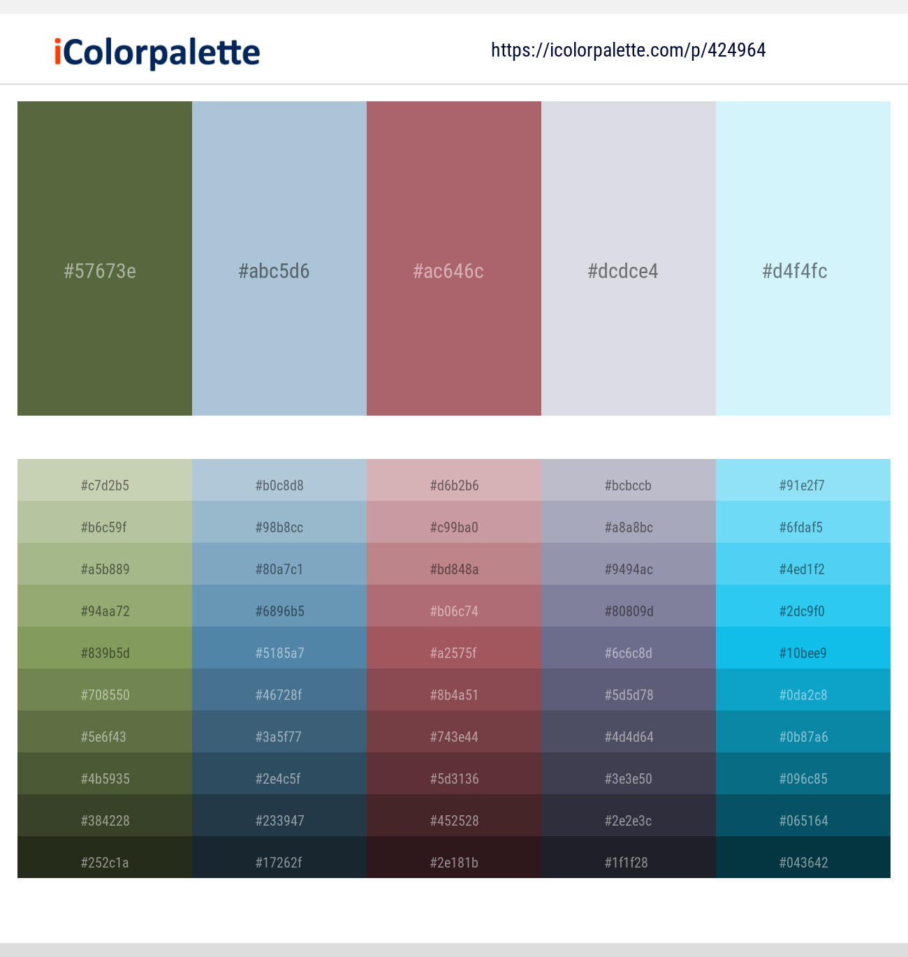 Chalet Green – Pigeon Post – Coral Tree – Mischka – Foam Color scheme