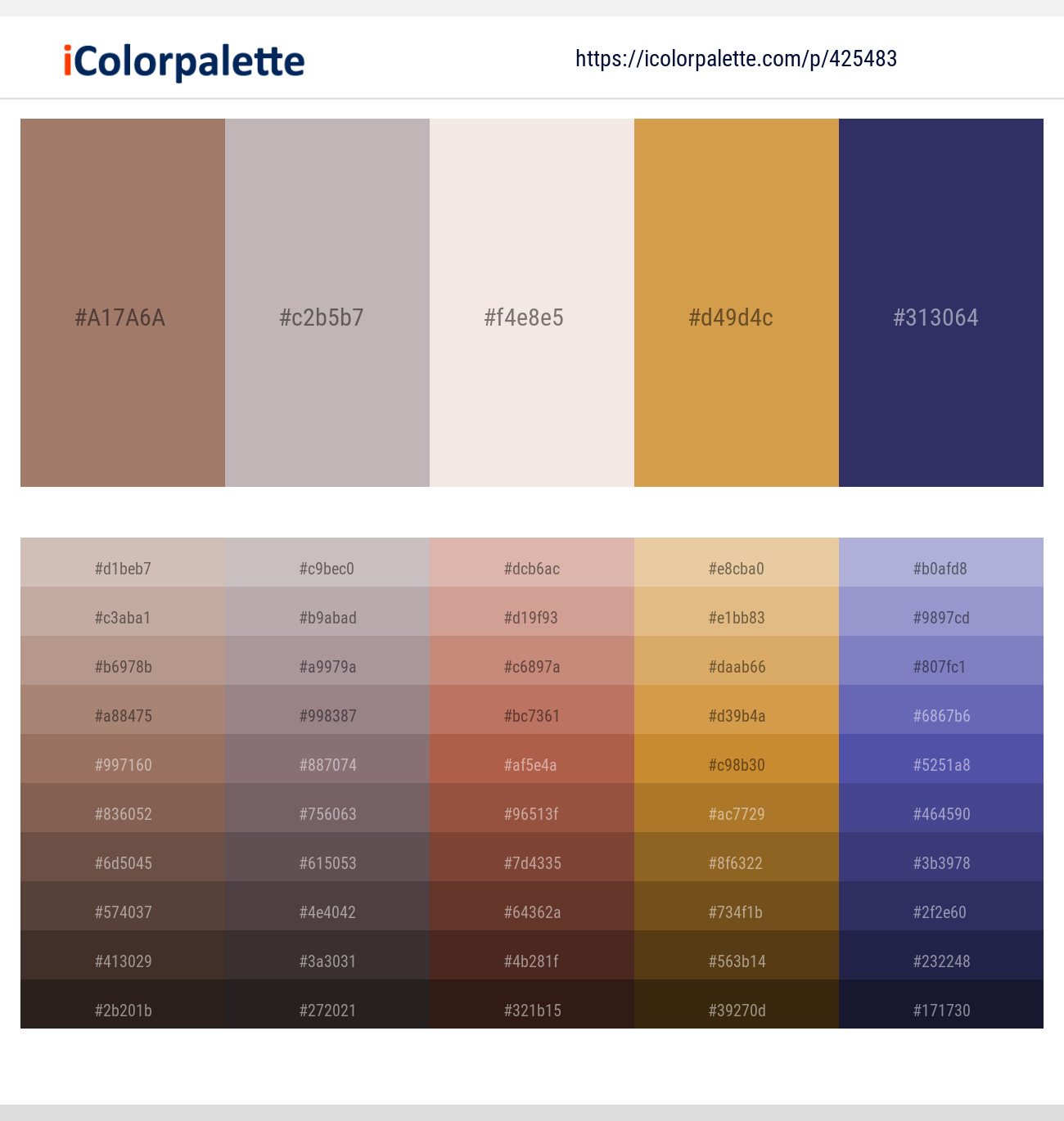 Toast – Pink Swan – Dawn Pink – Di Serria – Rhino Color scheme