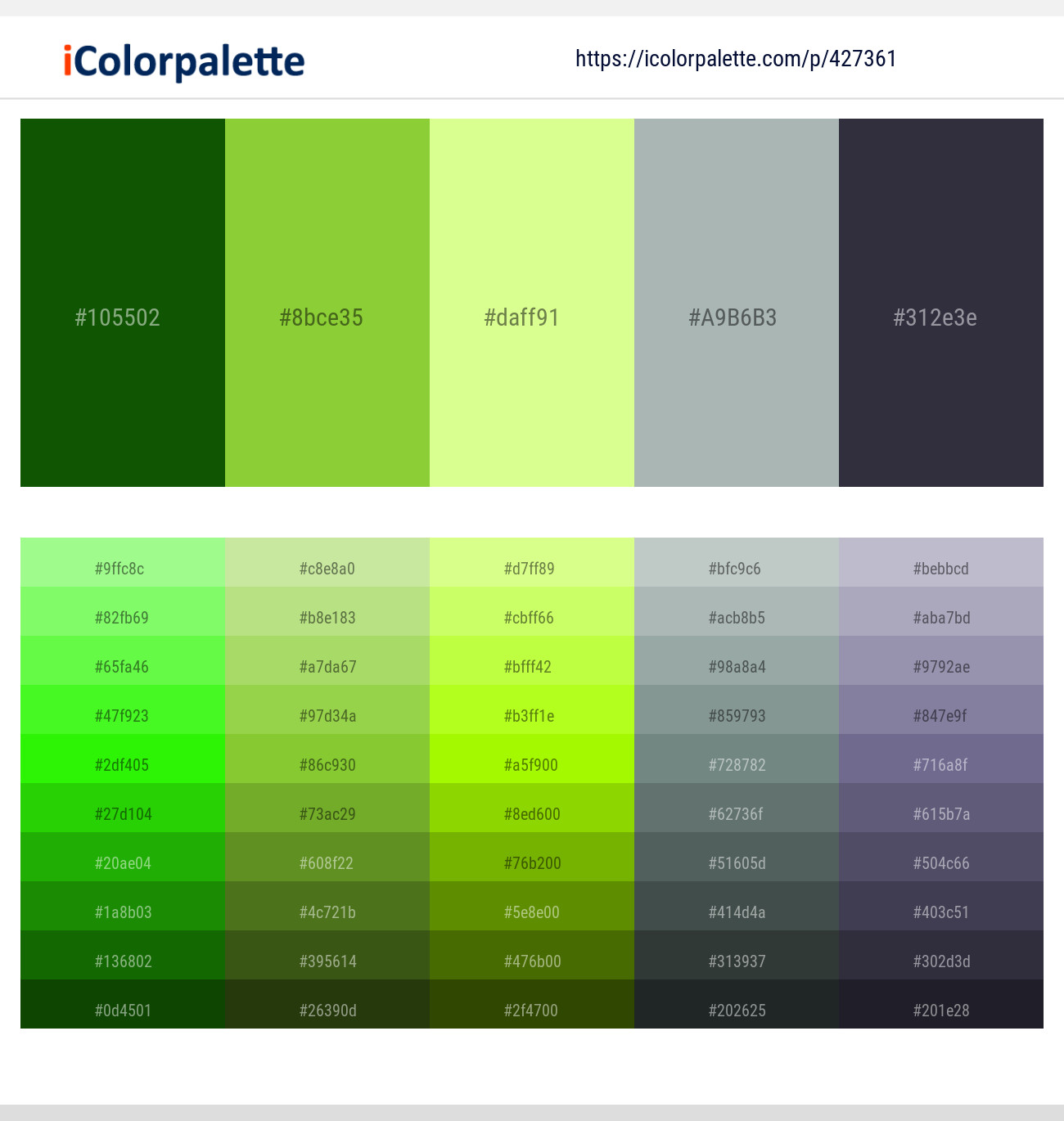 Japanese Laurel – Atlantis – Jonquil – Edward – Charade Color scheme