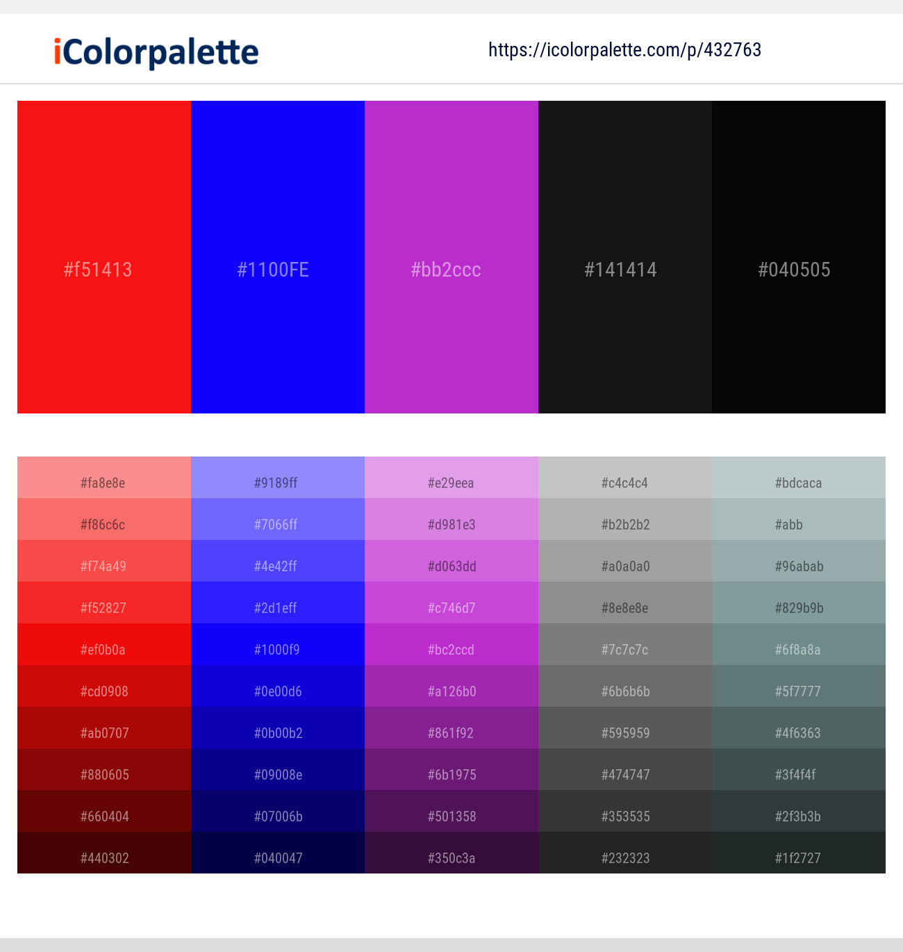 overtro Megalopolis modstand 30 Latest Color Schemes with Red And Blue Color tone combinations | 2022 |  iColorpalette