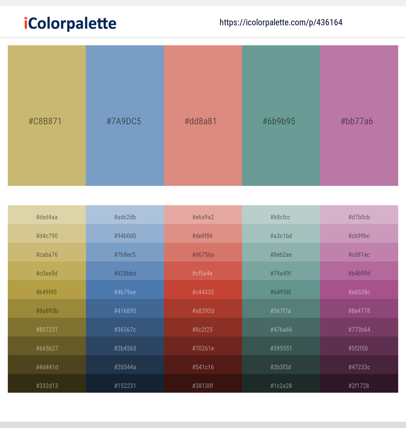 Laser – Polo Blue – New York Pink – Patina – Bouquet Color scheme