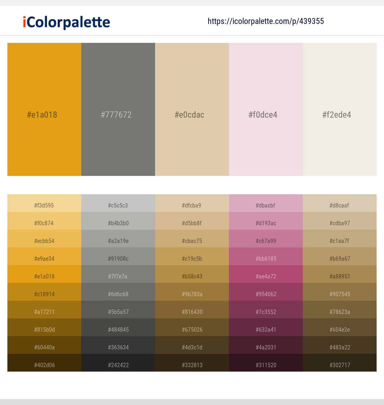 Dixie – Tapa – Grain Brown – Prim – Spring Wood Color scheme