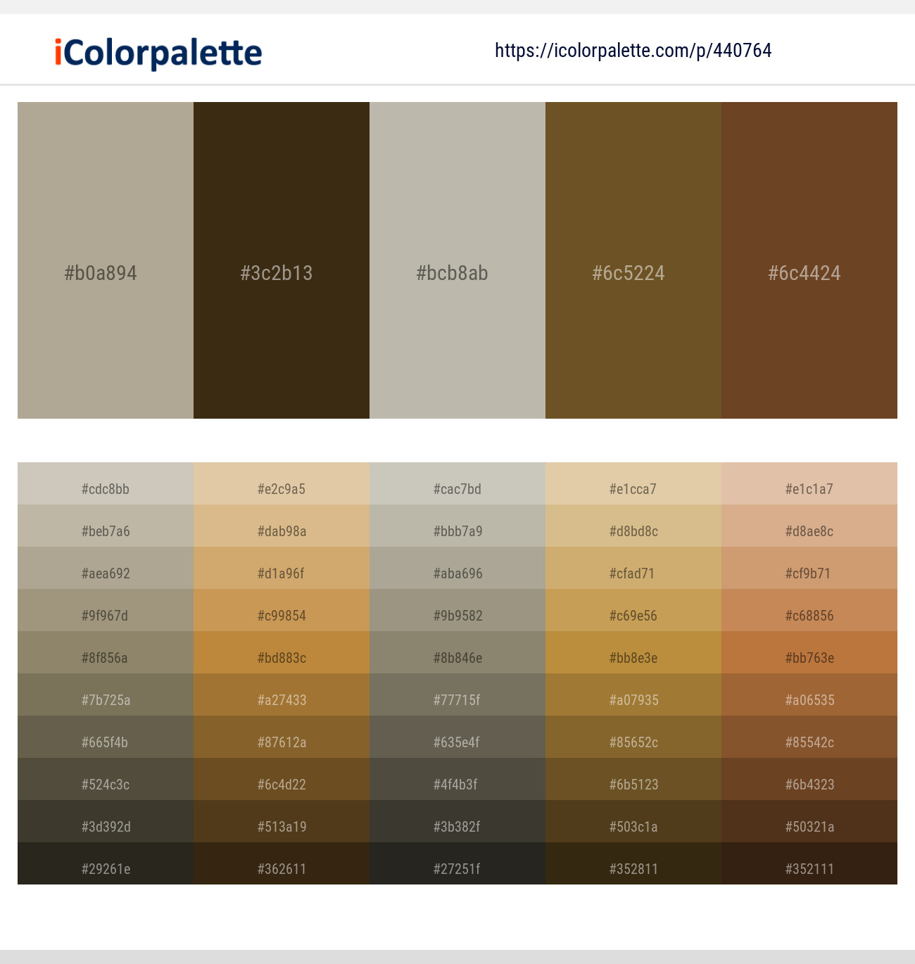 Napa – Woodrush – Tea – Dallas – Pickled Bean Color scheme