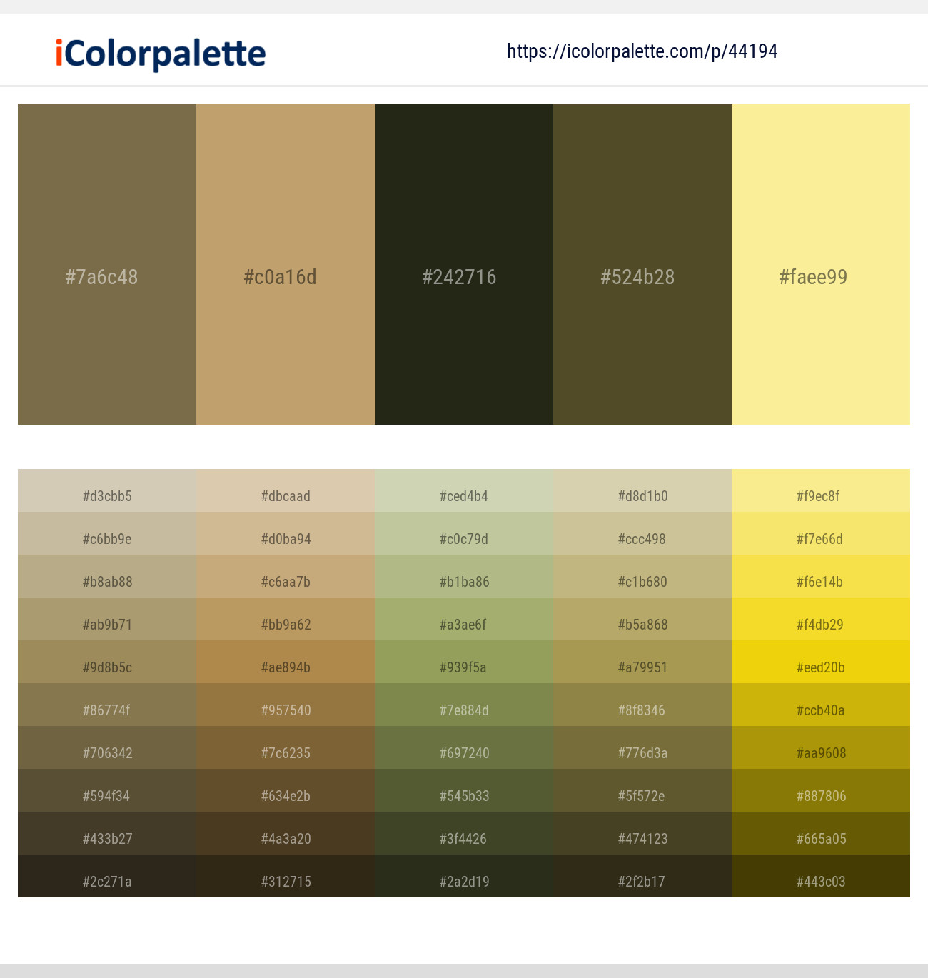 Shadow – Twine – Rangoon Green – Woodland – Texas Color scheme
