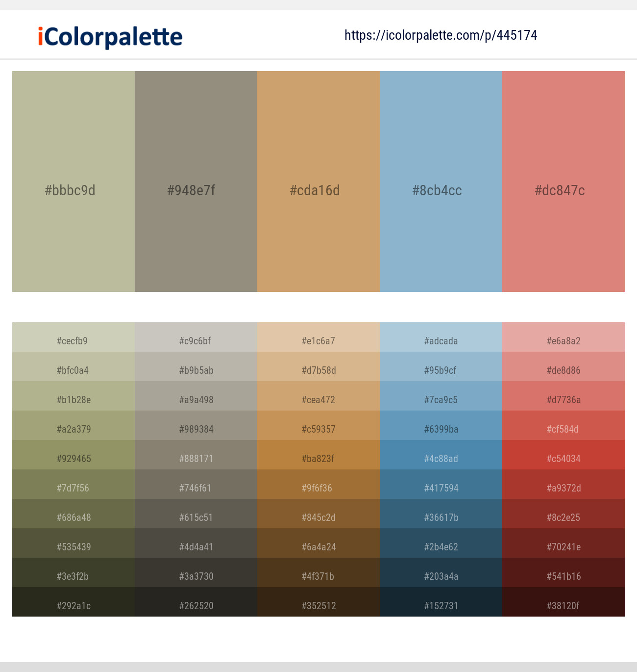 Heathered Gray – Pale Oyster – Whiskey – Polo Blue – New York Pink Color scheme