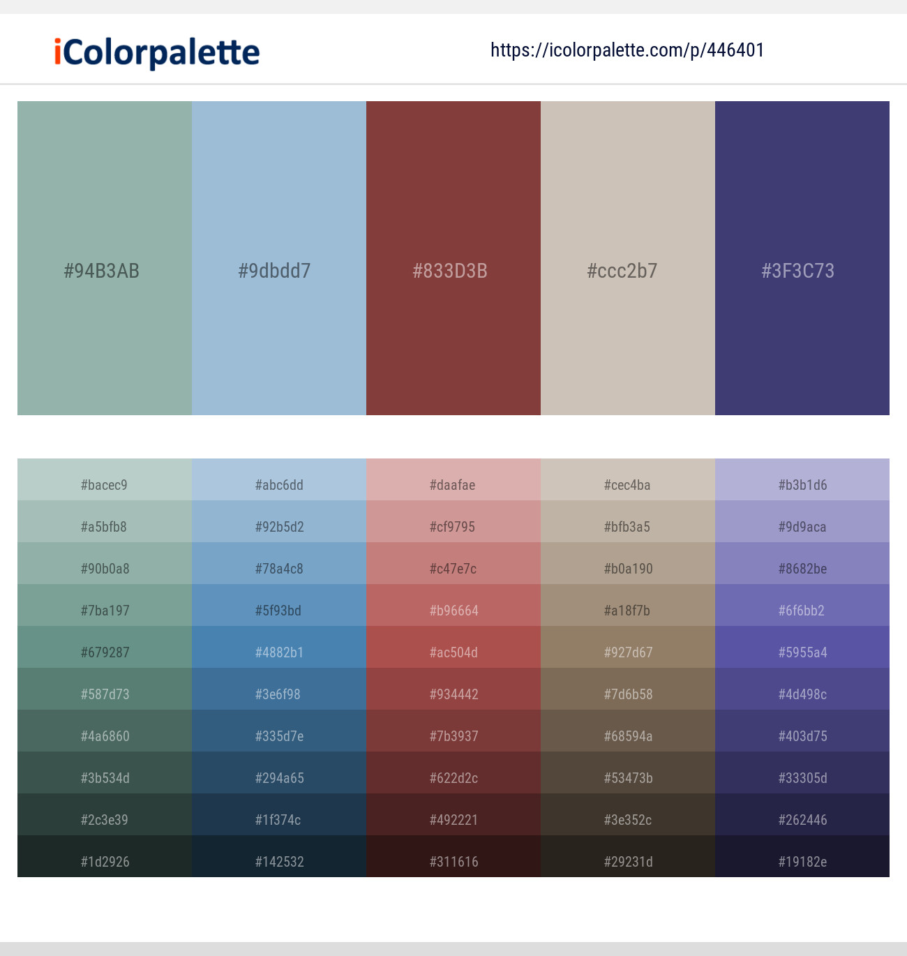 Summer Green – Pigeon Post – Lotus – Silver Rust – East Bay Color scheme