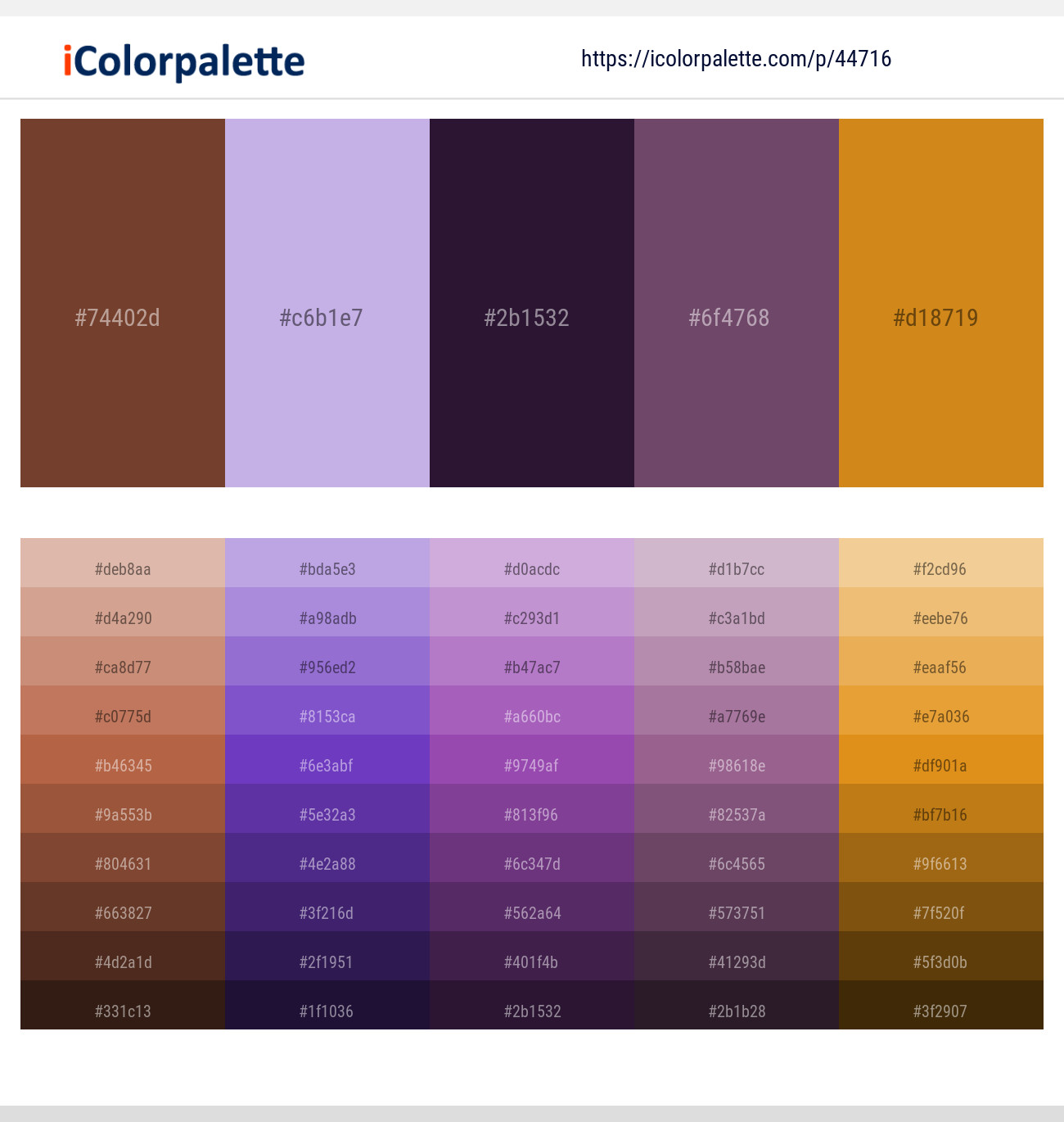7 Latest Color Schemes with Light Wisteria And Eggplant Color tone  combinations | 2022 | iColorpalette