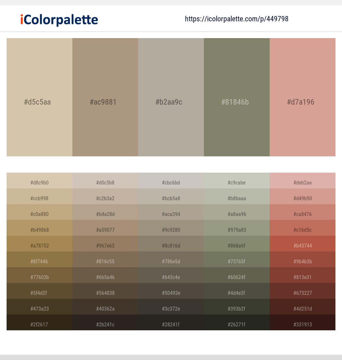 Akaroa – Sandrift – Napa – Bandicoot – Petite Orchid Color scheme
