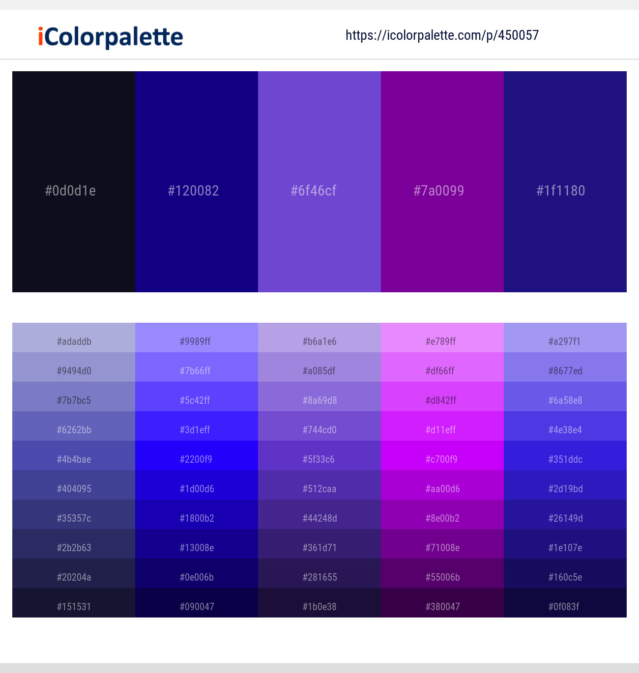 38 Purple Color Schemes | Curated collection of Color Palettes