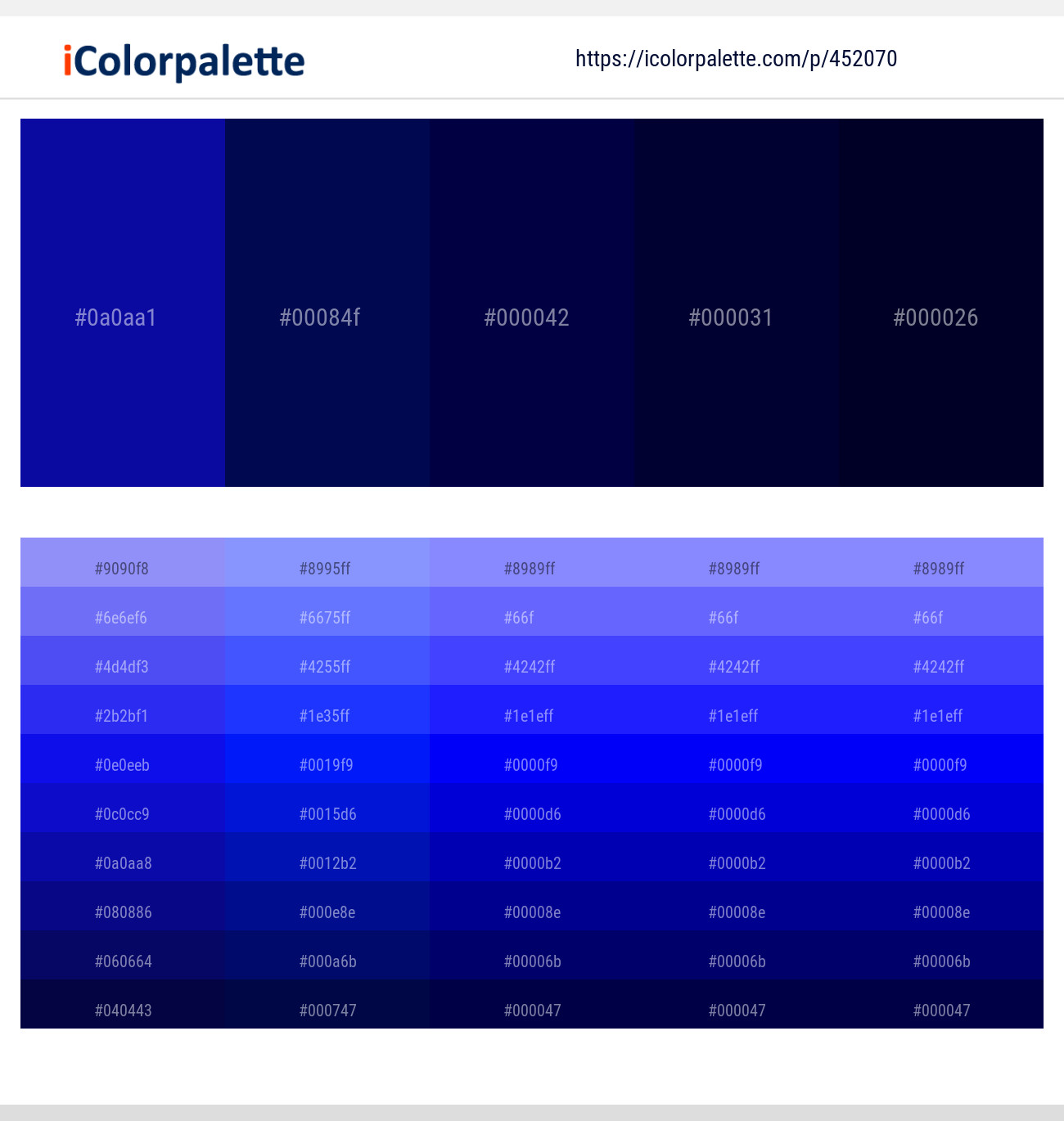 Ultramarine – Stratos – Stratos – Stratos – Black Russian Color scheme