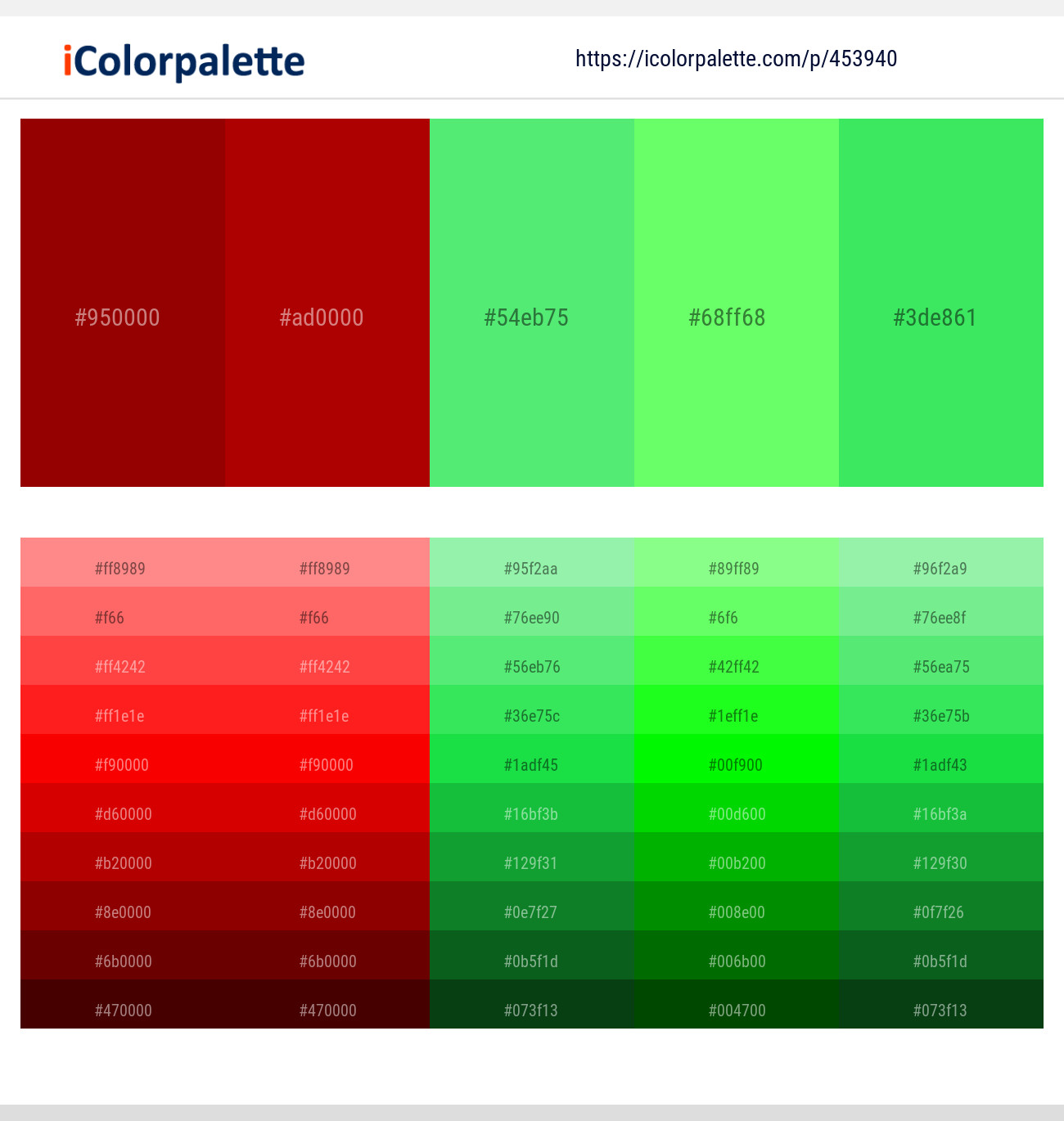 18 Latest Color Schemes with Red And Green Color tone combinations