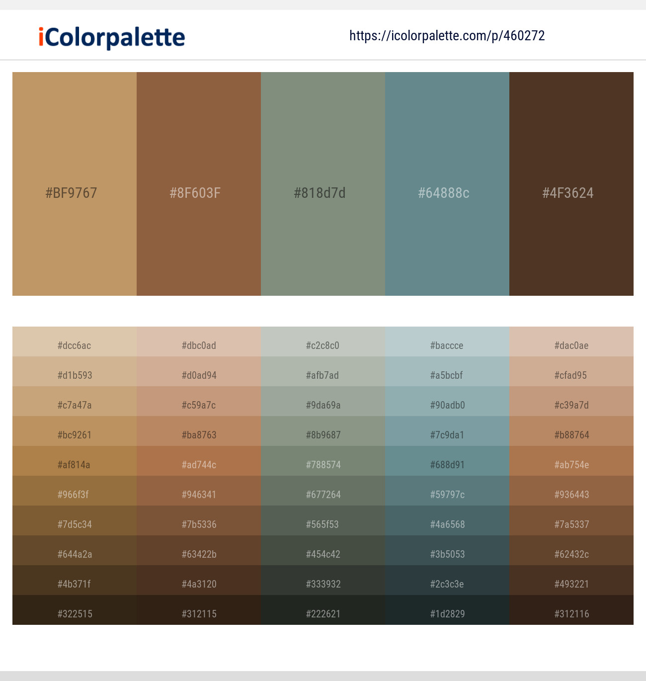 Twine – Potters Clay – Battleship Gray – Juniper – Saddle Color scheme