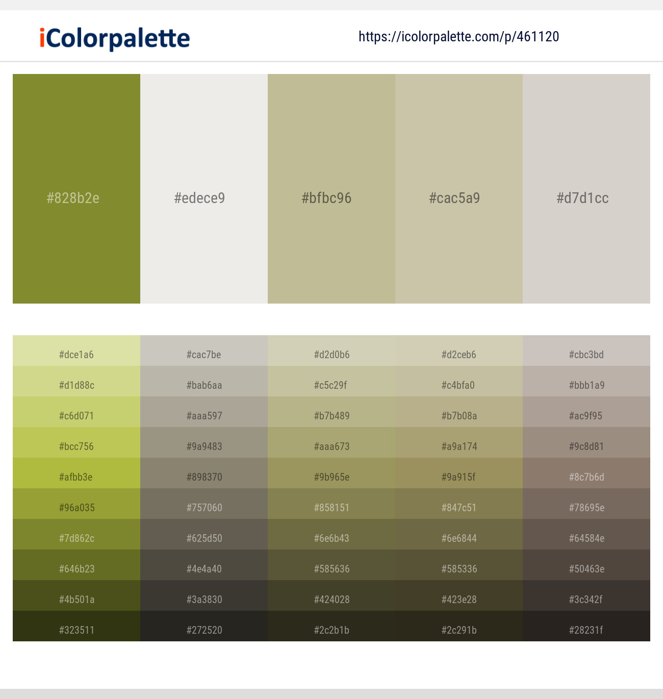Crete – Cararra – Coral Reef – Thistle Green – Swirl Color scheme
