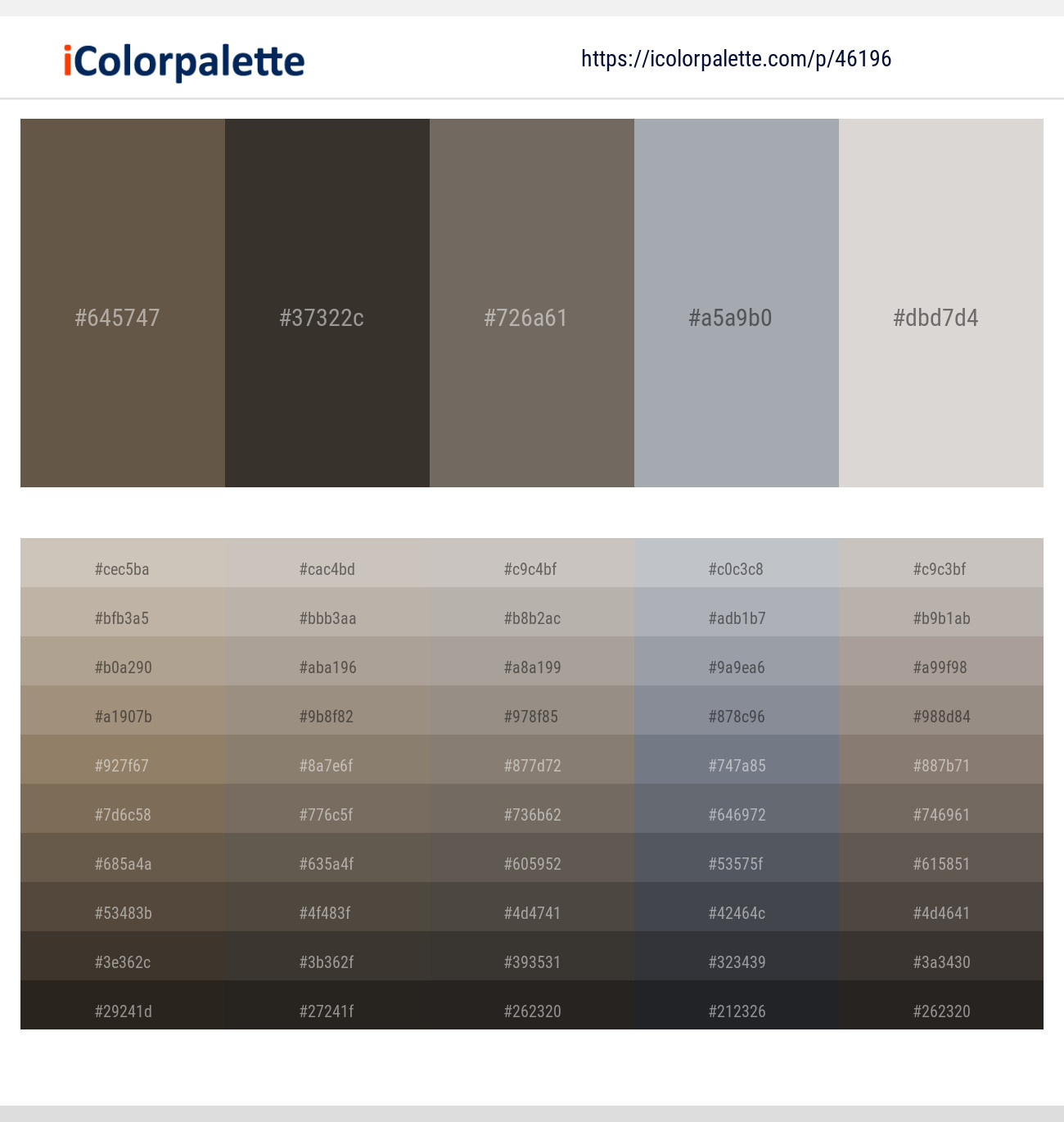 Soya Bean – Merlin – Flint – Aluminium – Swiss Coffee Color scheme