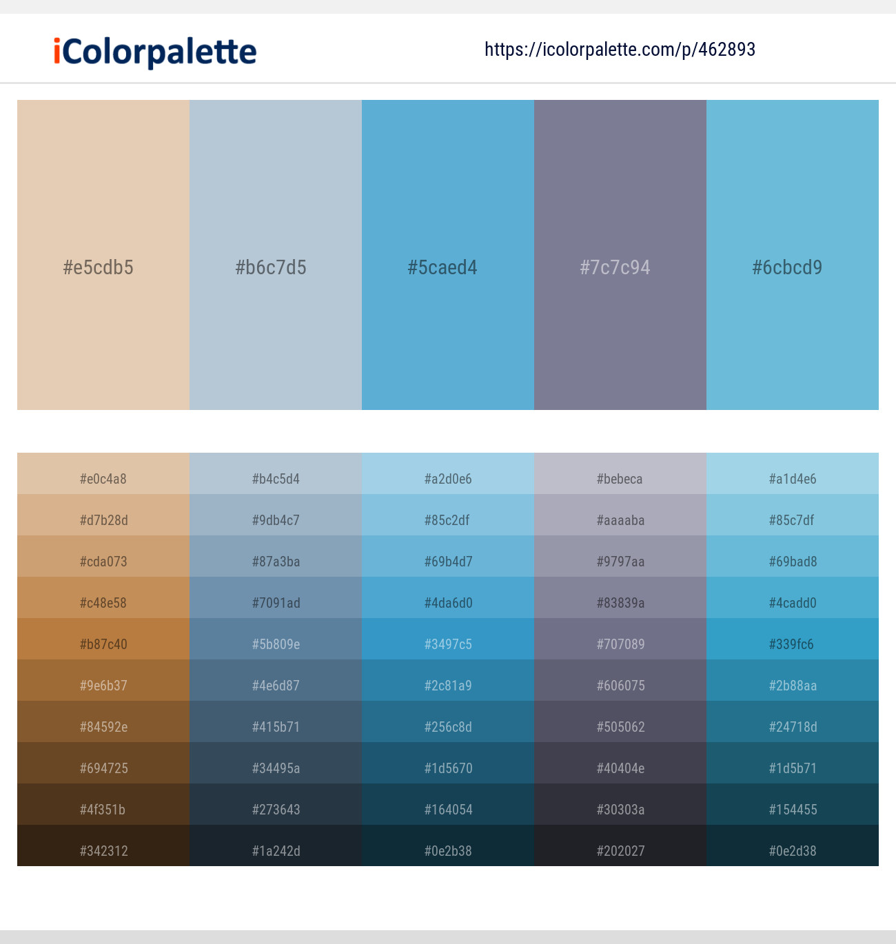 Double Spanish White – Casper – Shakespeare – Waterloo  – Viking Color scheme