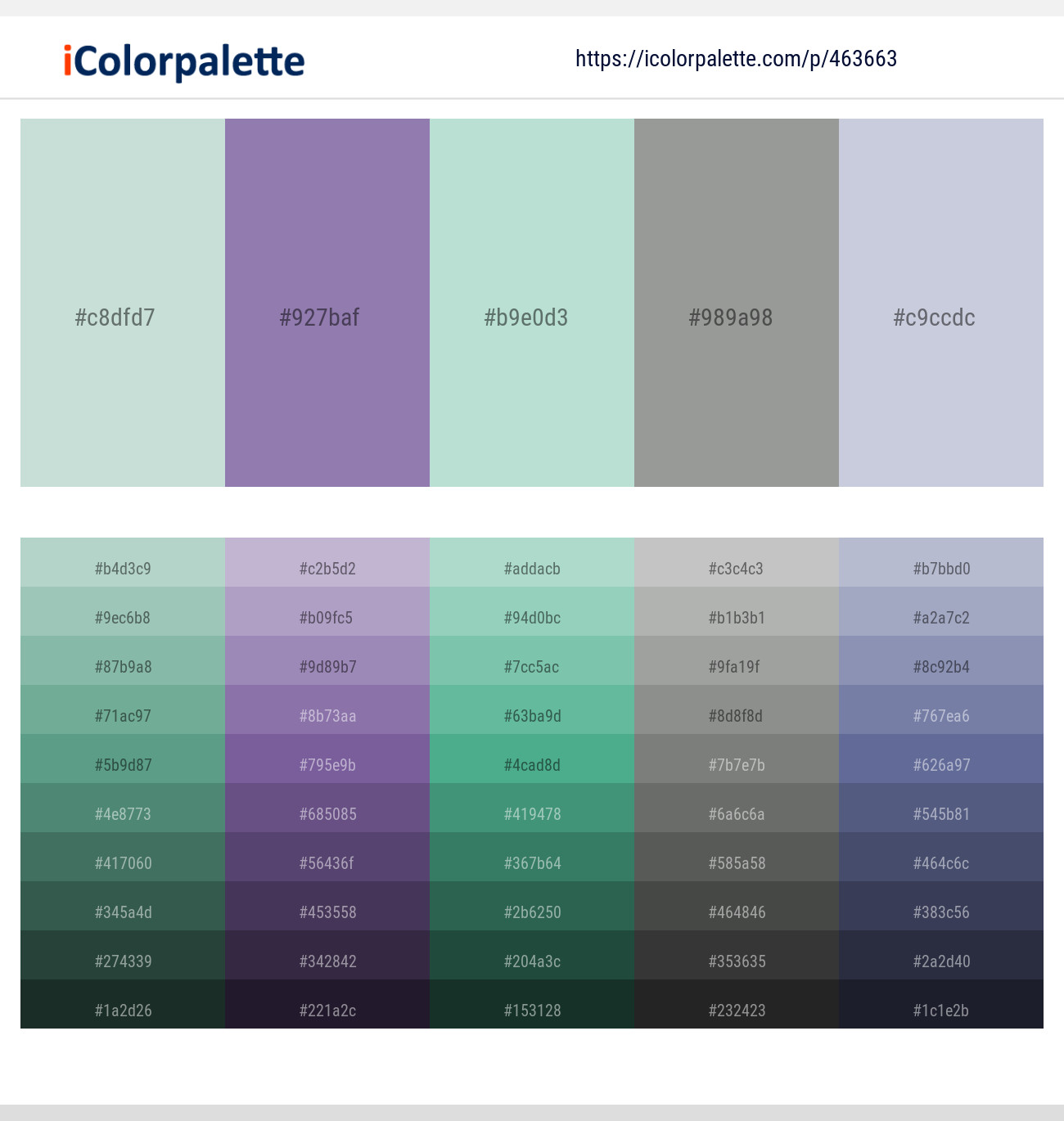 Paris White – Lavender Purple – Skeptic – Stack – Mischka Color scheme