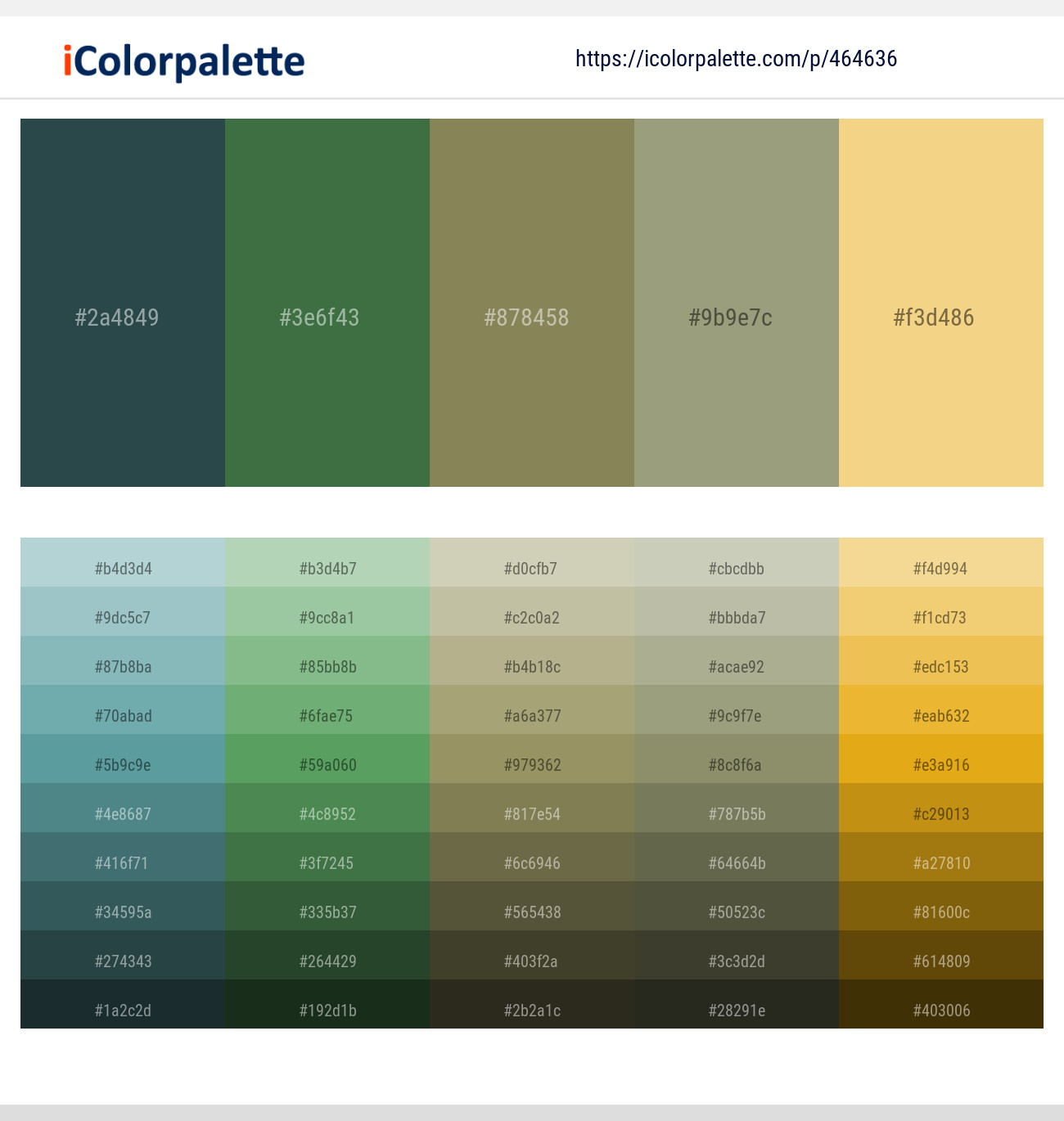 Plantation – Killarney – Clay Creek – Gurkha – Buff Color scheme
