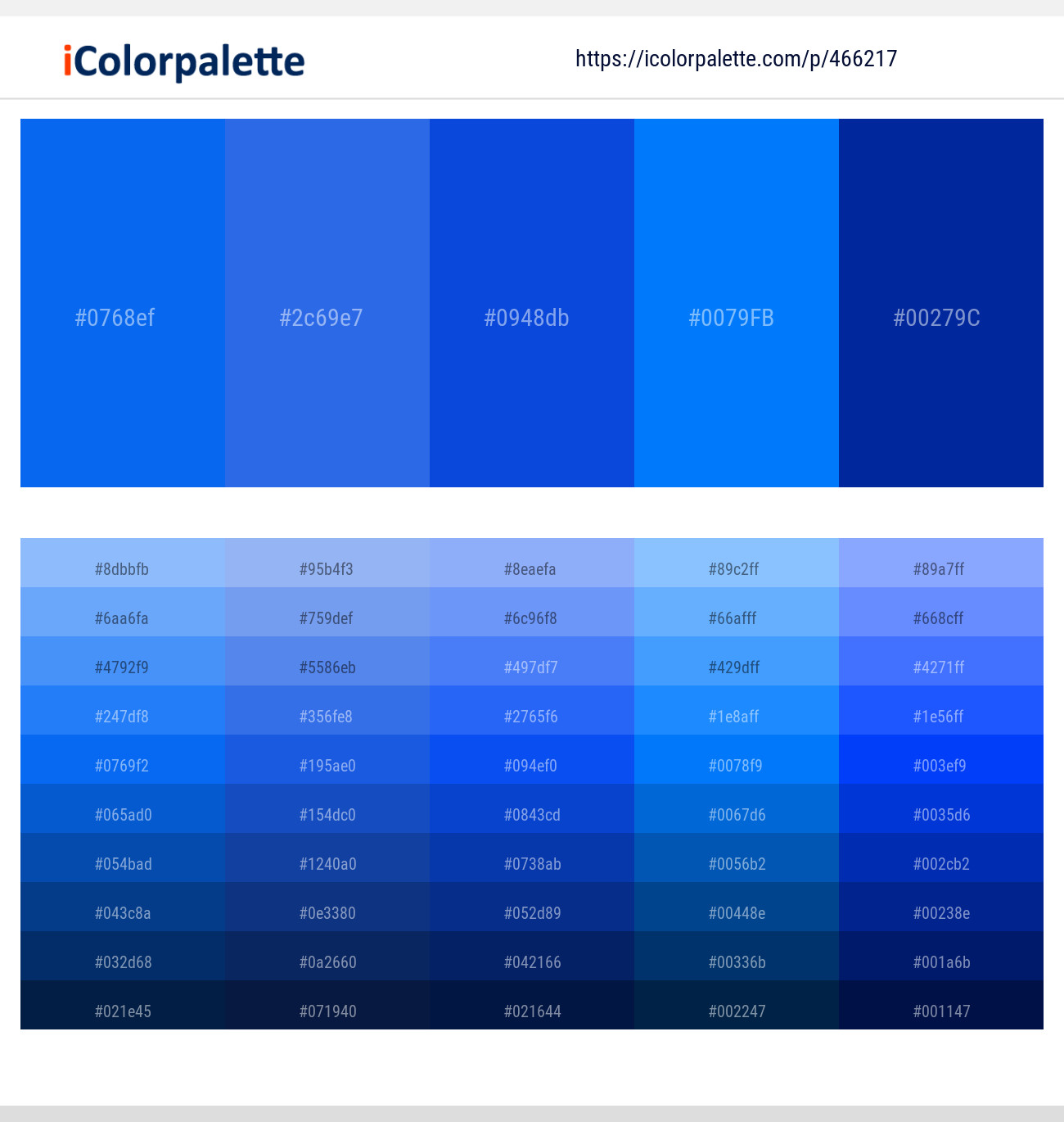 25 Latest Color Schemes with Royal Blue And Dark Blue Color tone