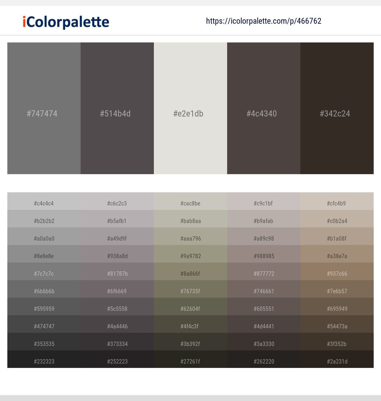 Boulder – Emperor – Westar – Masala – Birch Color scheme
