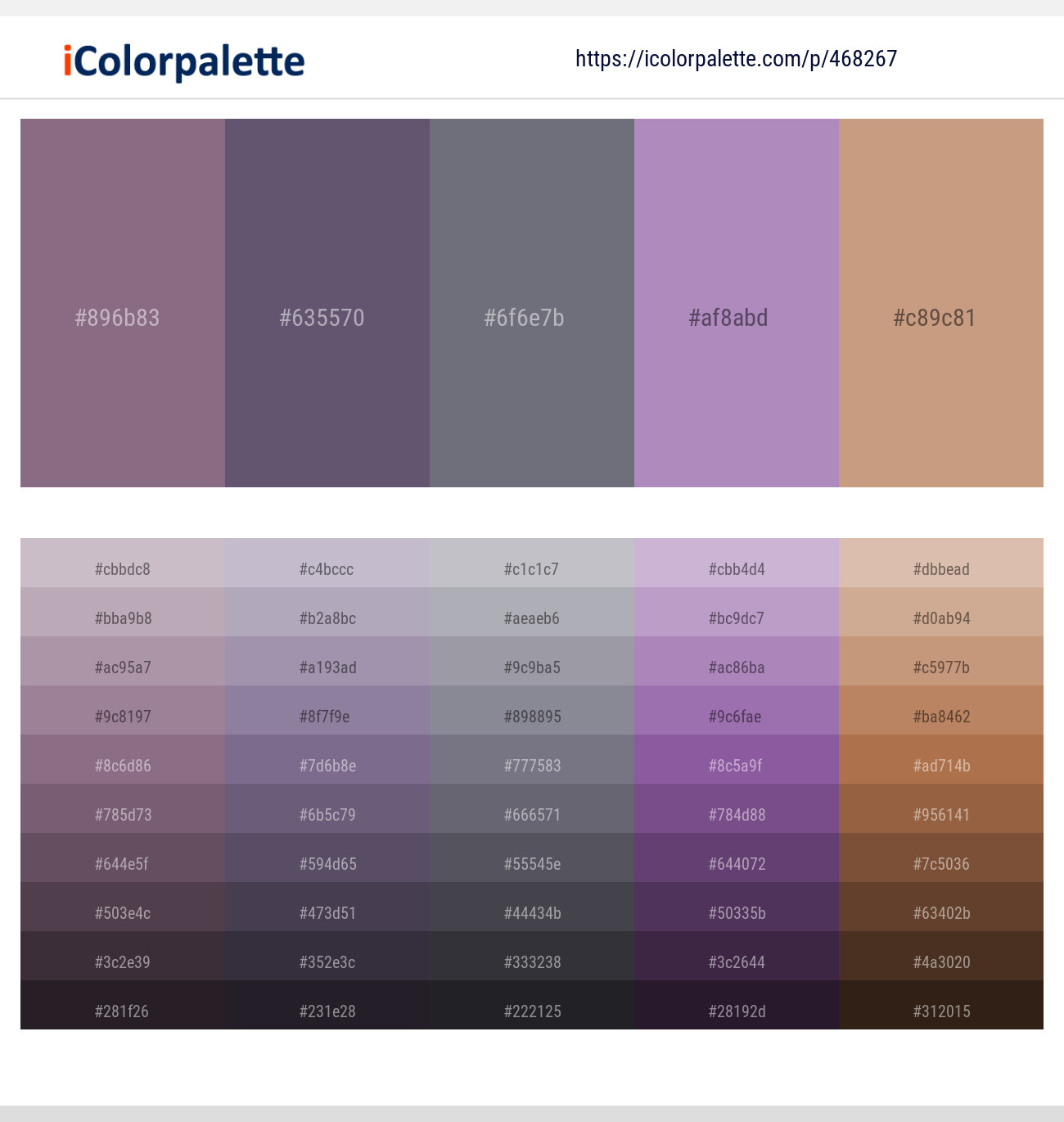 British Grey Mauve color #7d7081 hex color - Violet color - Cool color  7d7081 