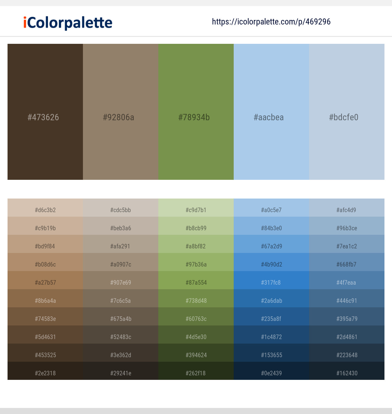 210 Latest Color Schemes With Dark Olive Green And Light Blue Color Tone Combinations 21 Icolorpalette