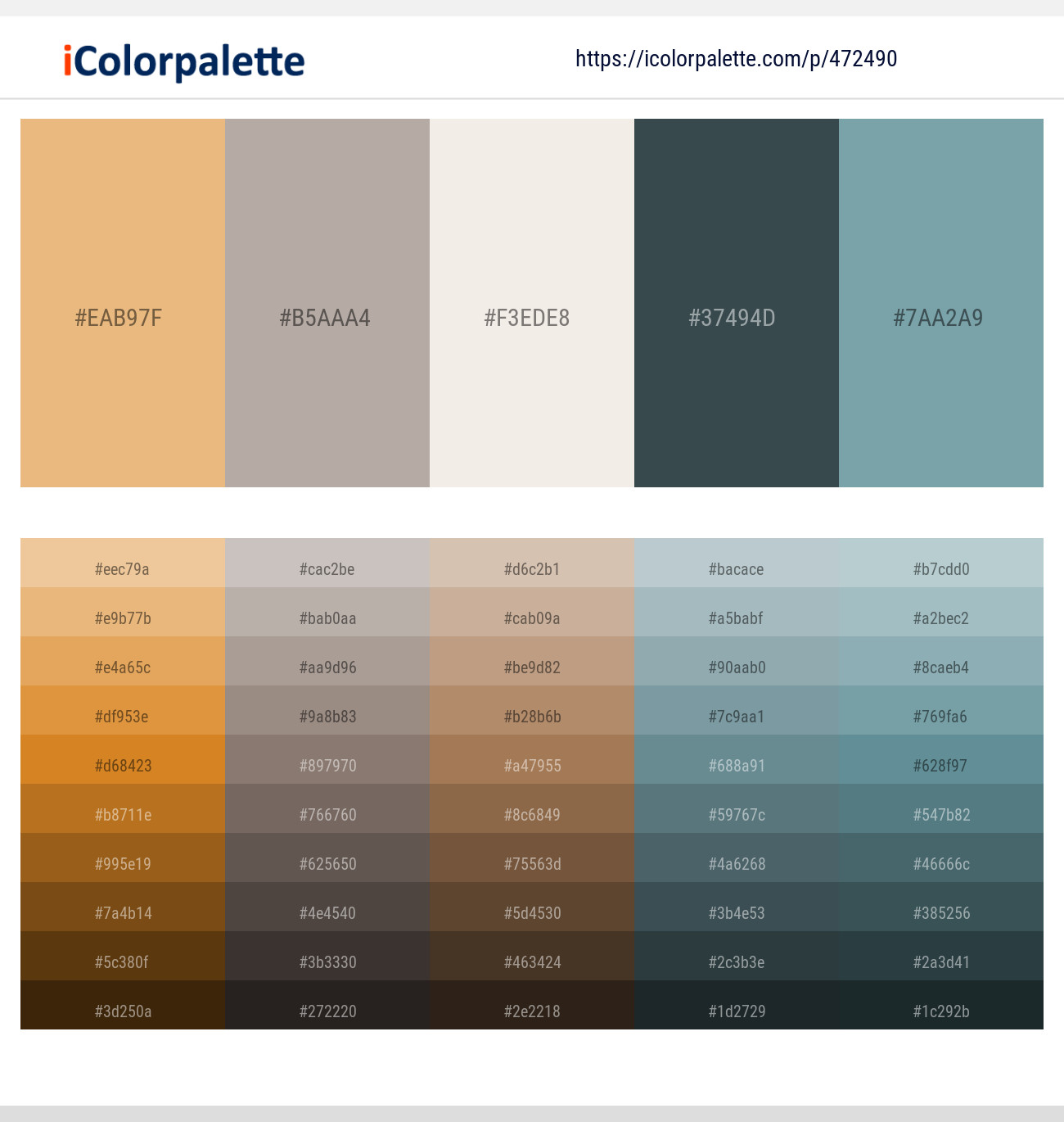 Tacao – Silk – Dawn Pink – Limed Spruce – Gumbo Color scheme