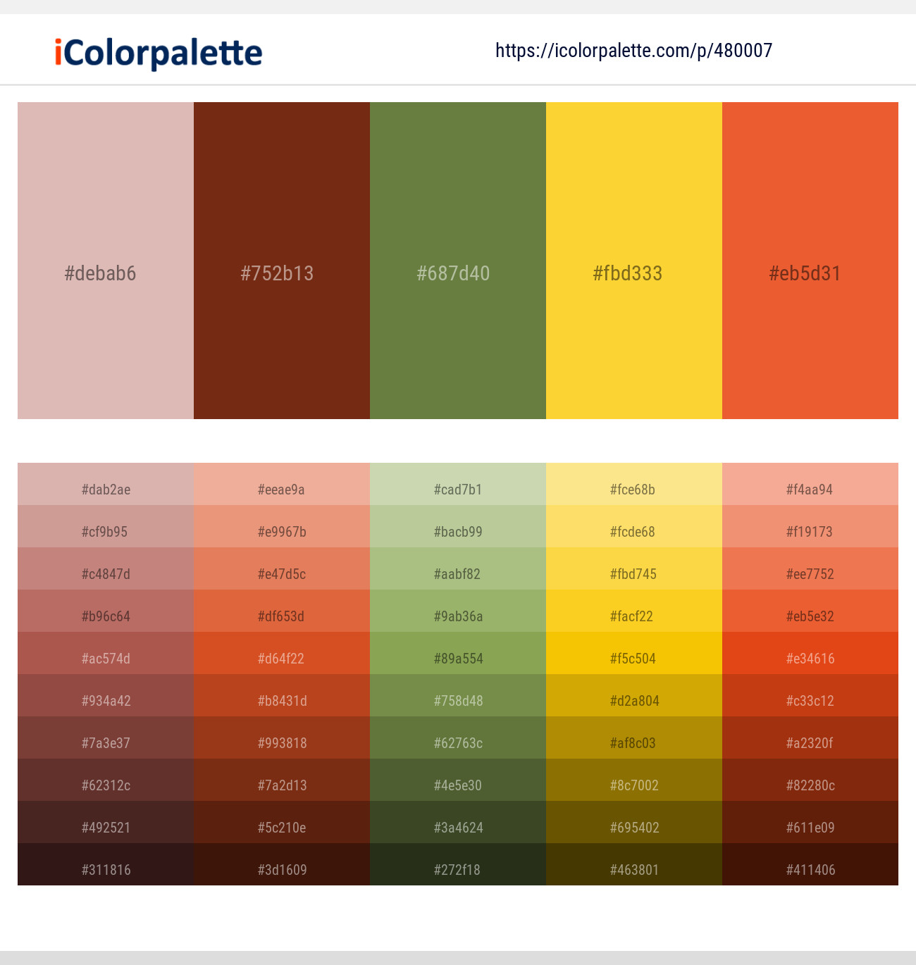 Cavern Pink – Pueblo – Dingley – Bright Sun – Flamingo Color scheme