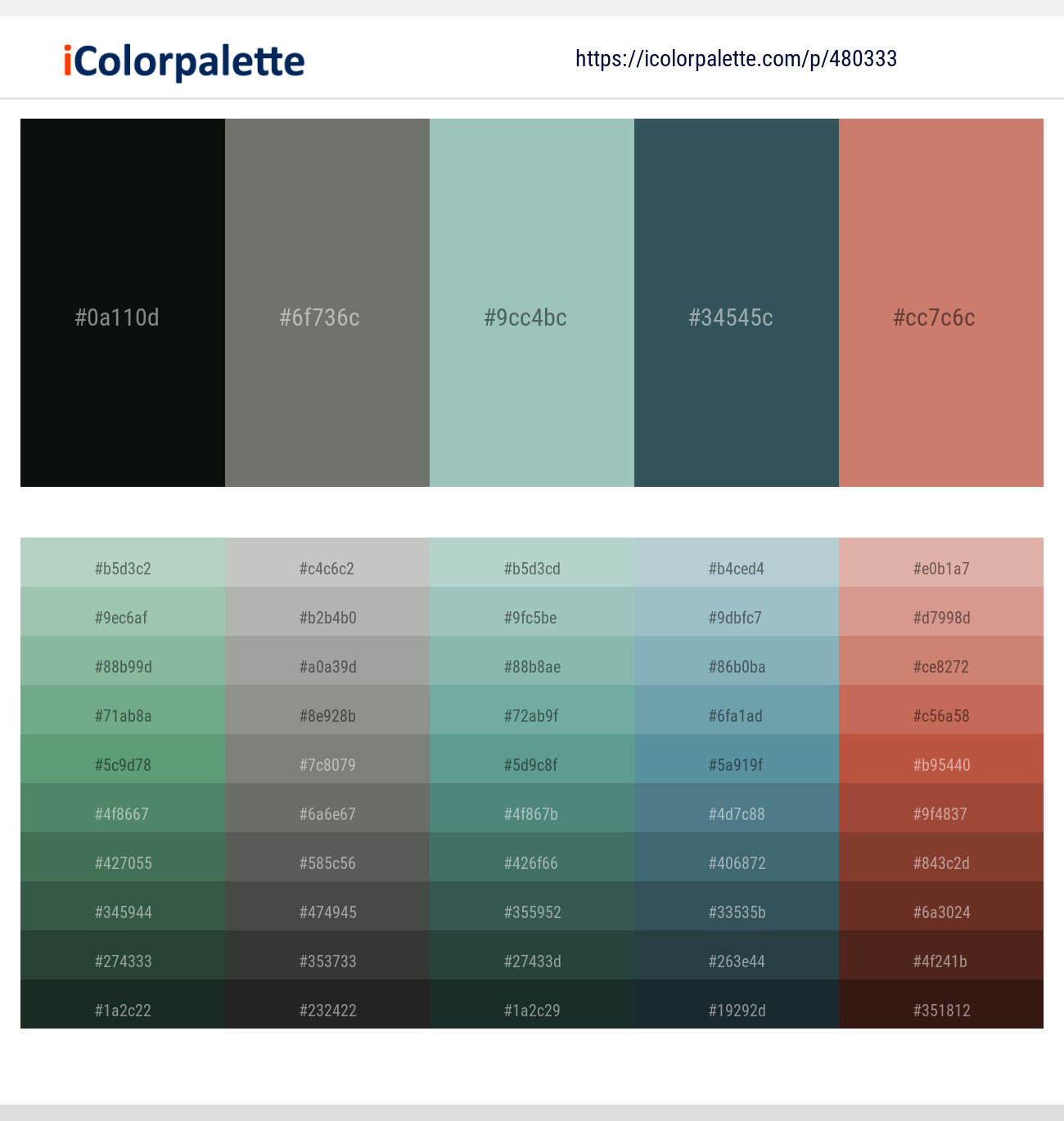 Racing Green – Willow Grove – Shadow Green – Spectra – Contessa Color scheme