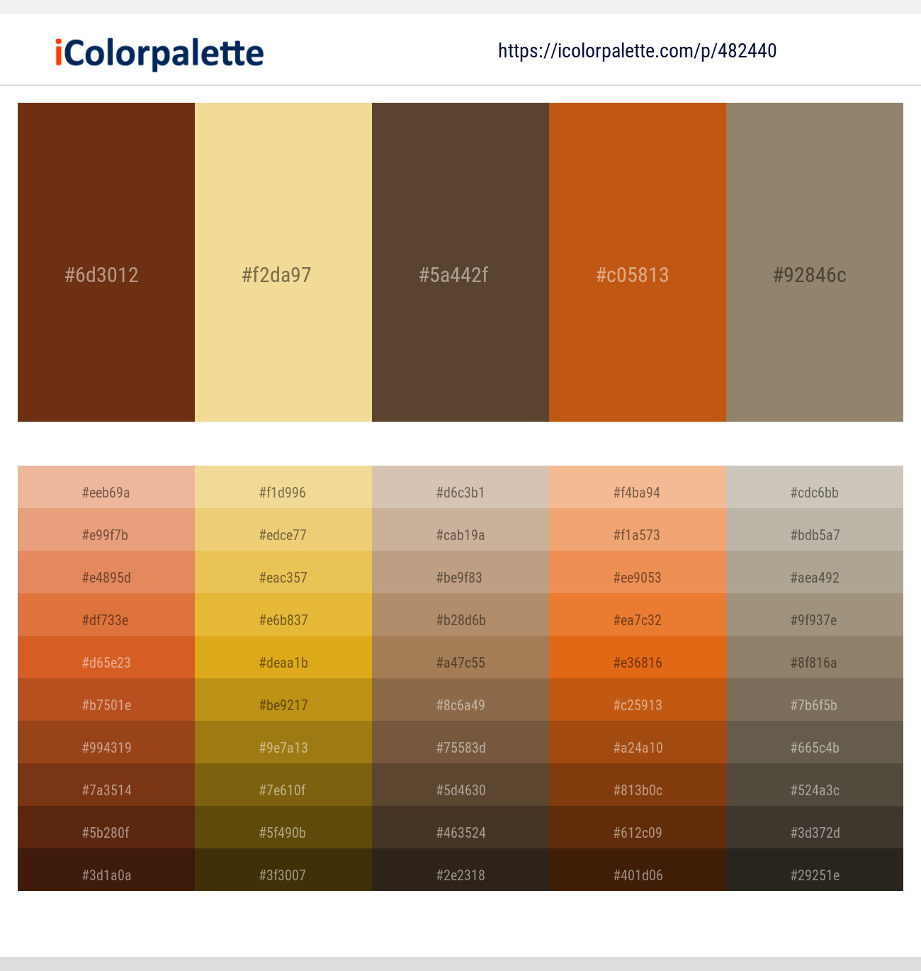 Hairy Heath – New Orleans – Millbrook – Fiery Orange – Arrowtown Color scheme