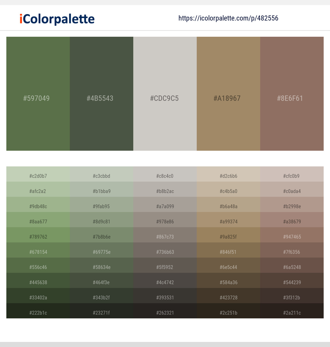 Dingley – Cabbage Pont – Cloud – Sandal – Cement Color scheme