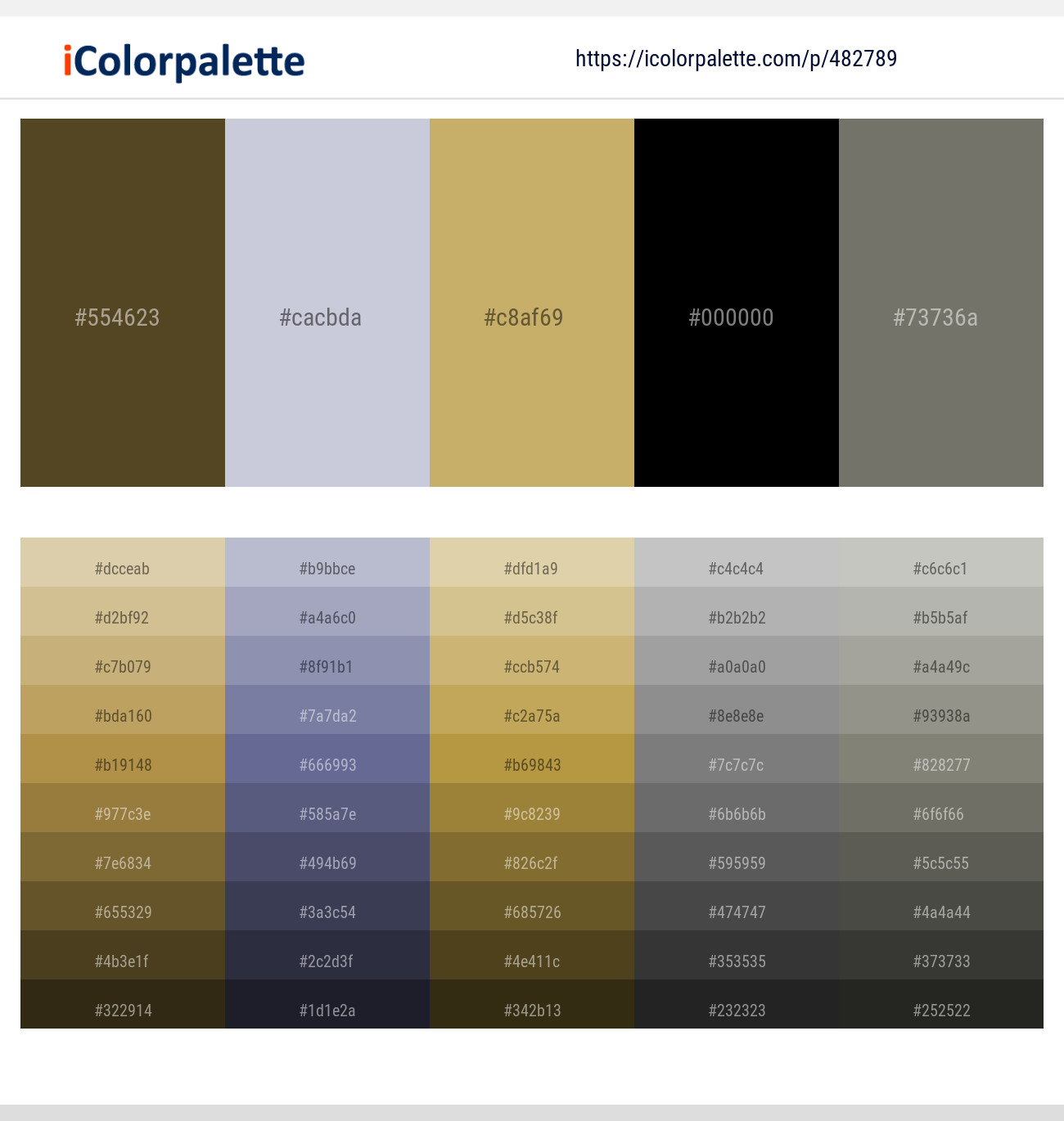 Irish Coffee – Ghost – Laser – Black – Ironside Gray Color scheme