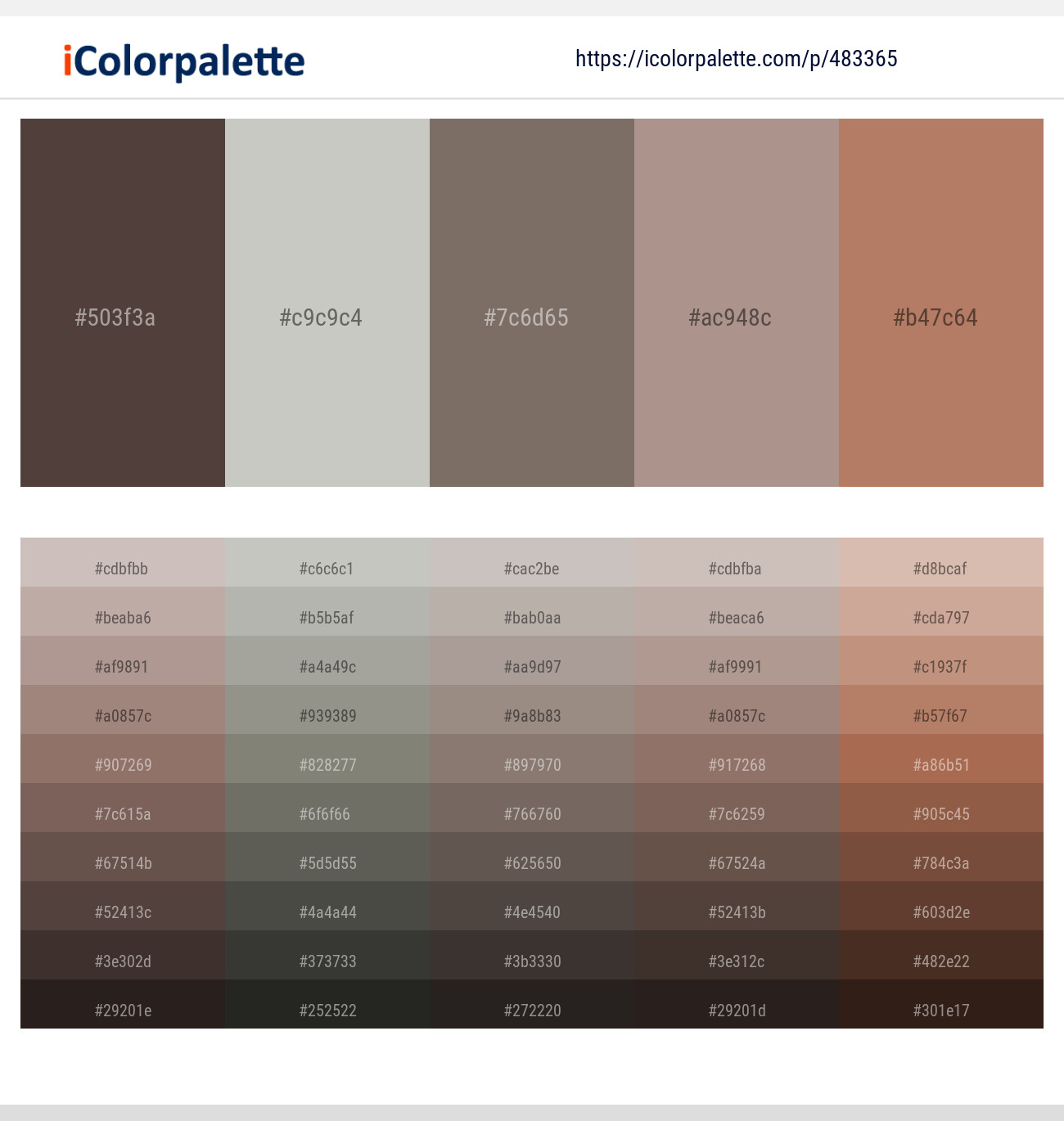 380+ Latest Color Schemes with Rock Color tone combinations | 2021 ...