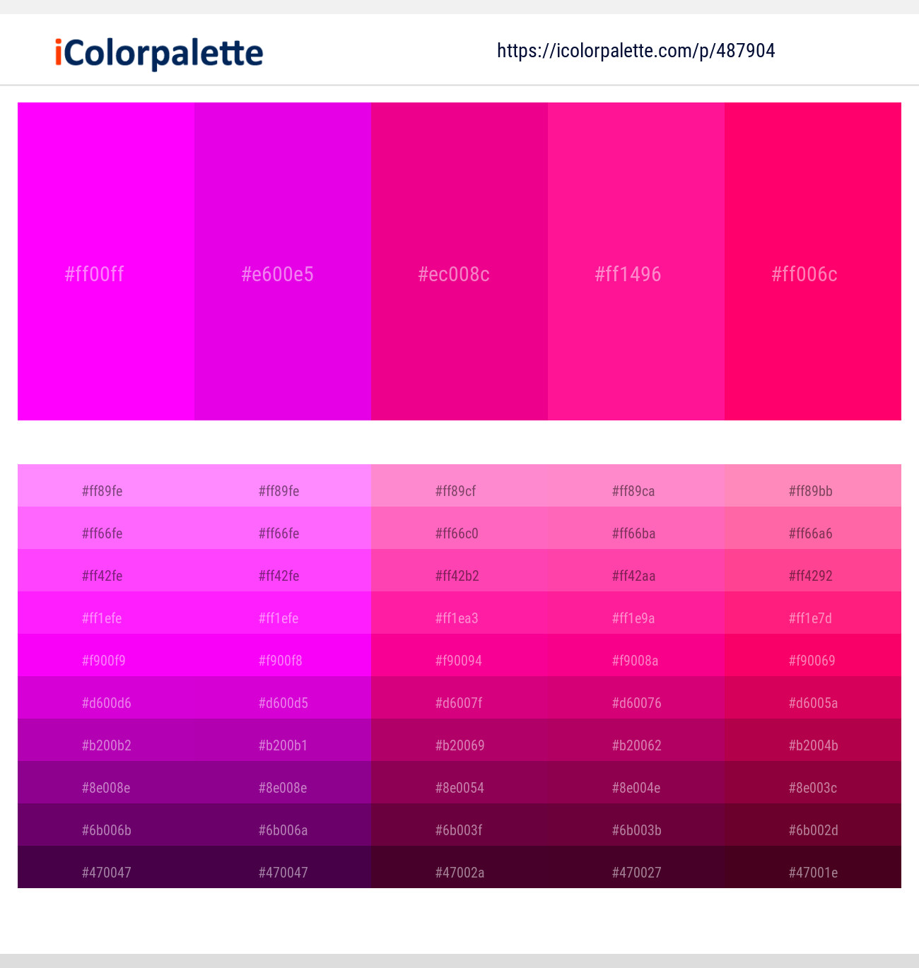 Fuchsia Color Wheel Vrogue co