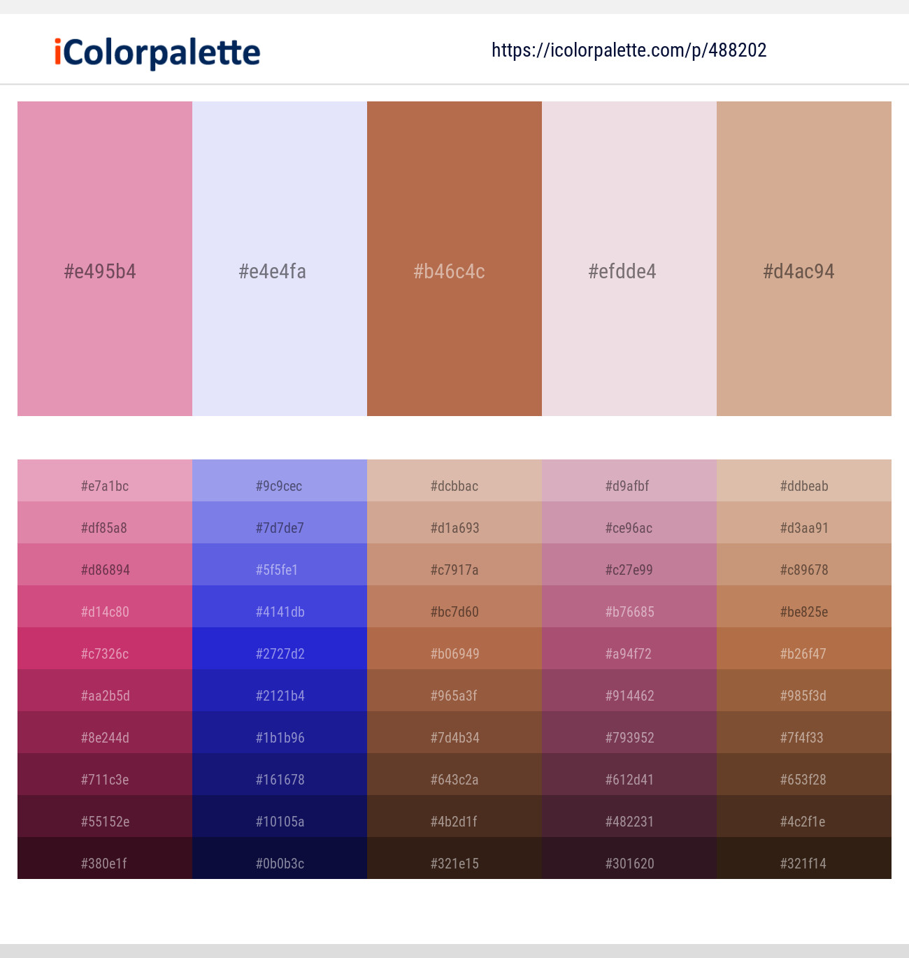 Shocking – Moon Raker – Santa Fe – Prim – Tan Color scheme