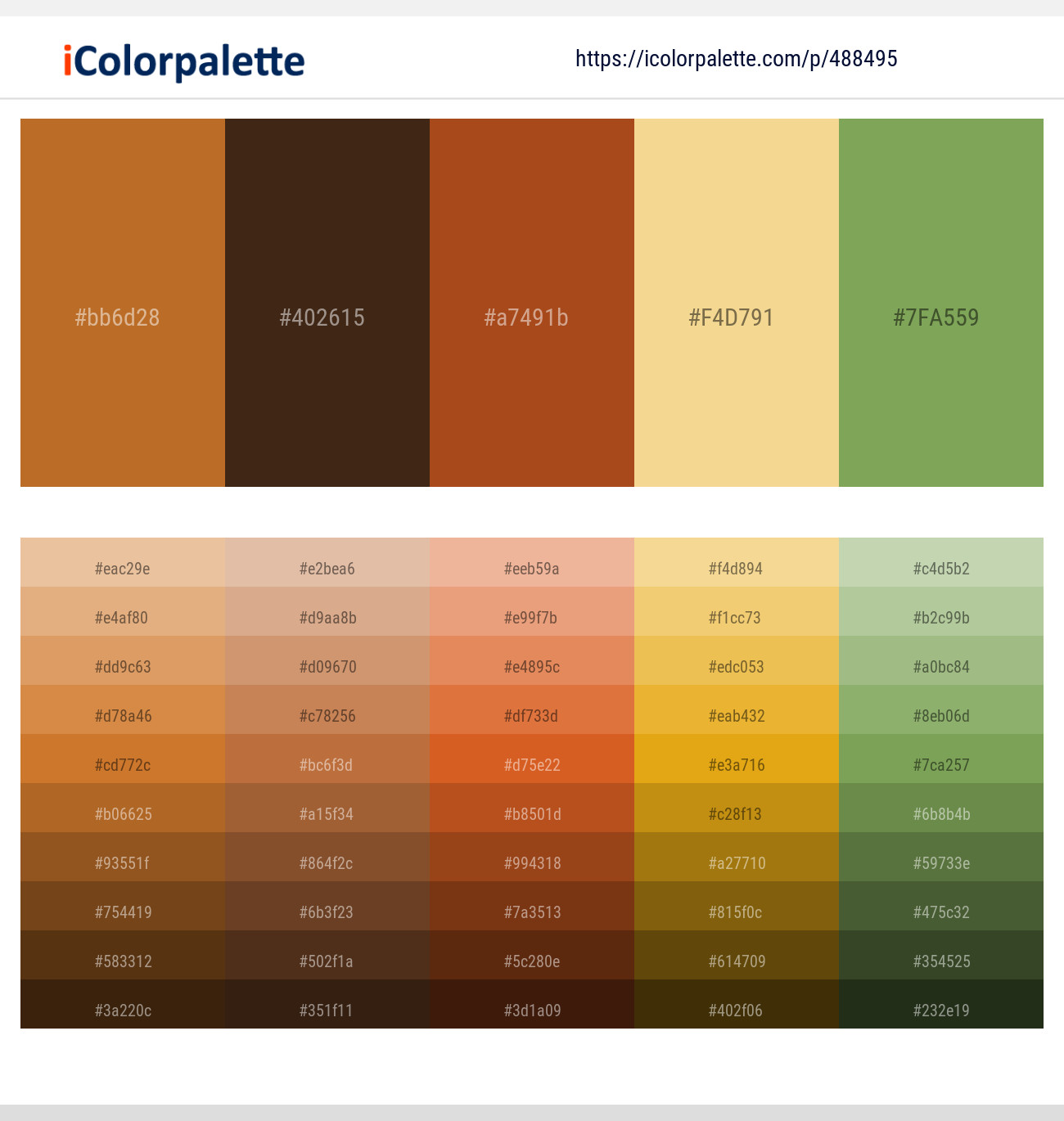 Tuscany – Cedar – Cognac – New Orleans – Chelsea Cucumber Color scheme