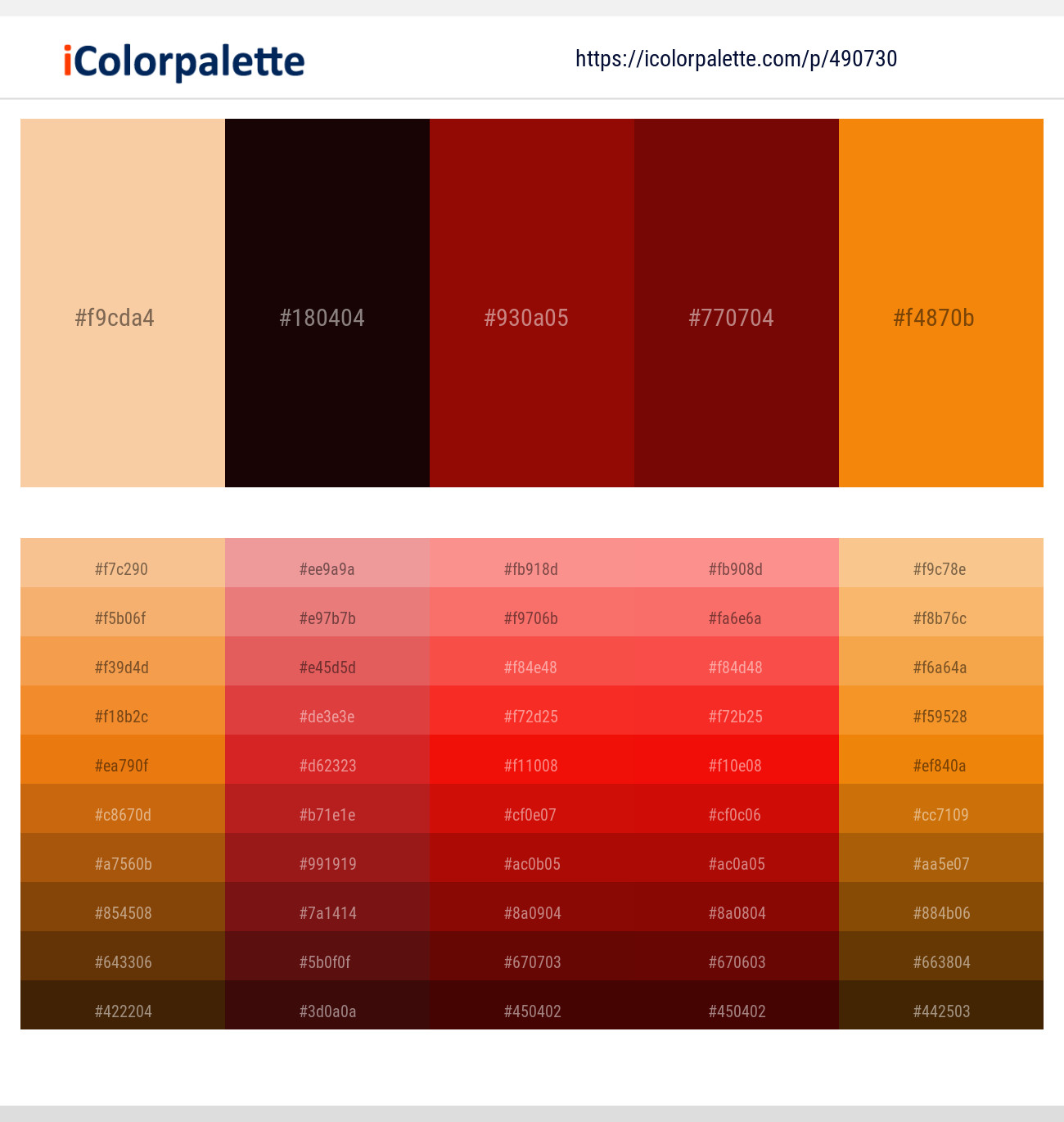 Corvette – Creole – Totem Pole – Dark Burgundy – Tahiti Gold Color scheme