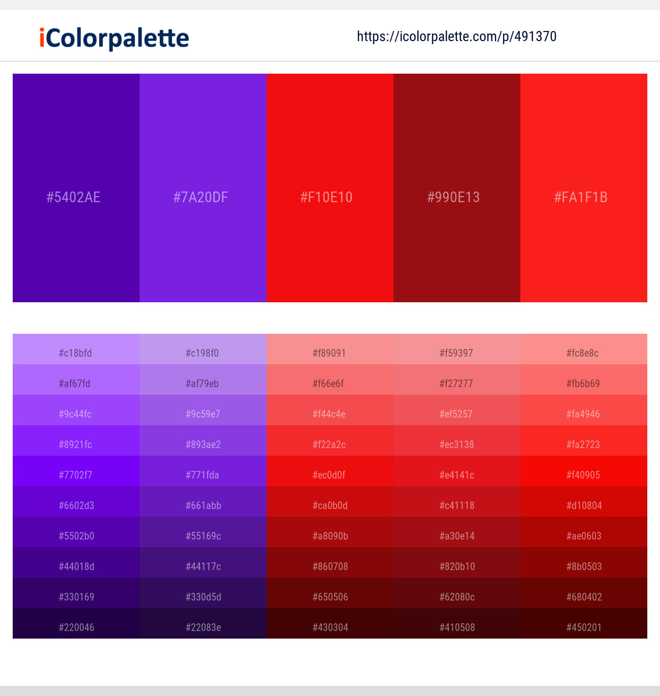 9 Latest Color Schemes with Indigo And Red Color tone combinations ...