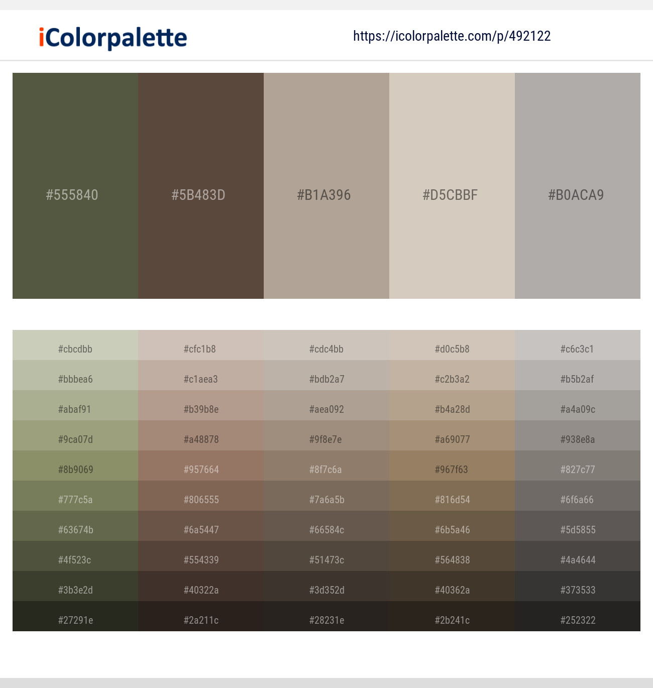 Finch – Kabul – Napa – Sisal – Cloudy Color scheme
