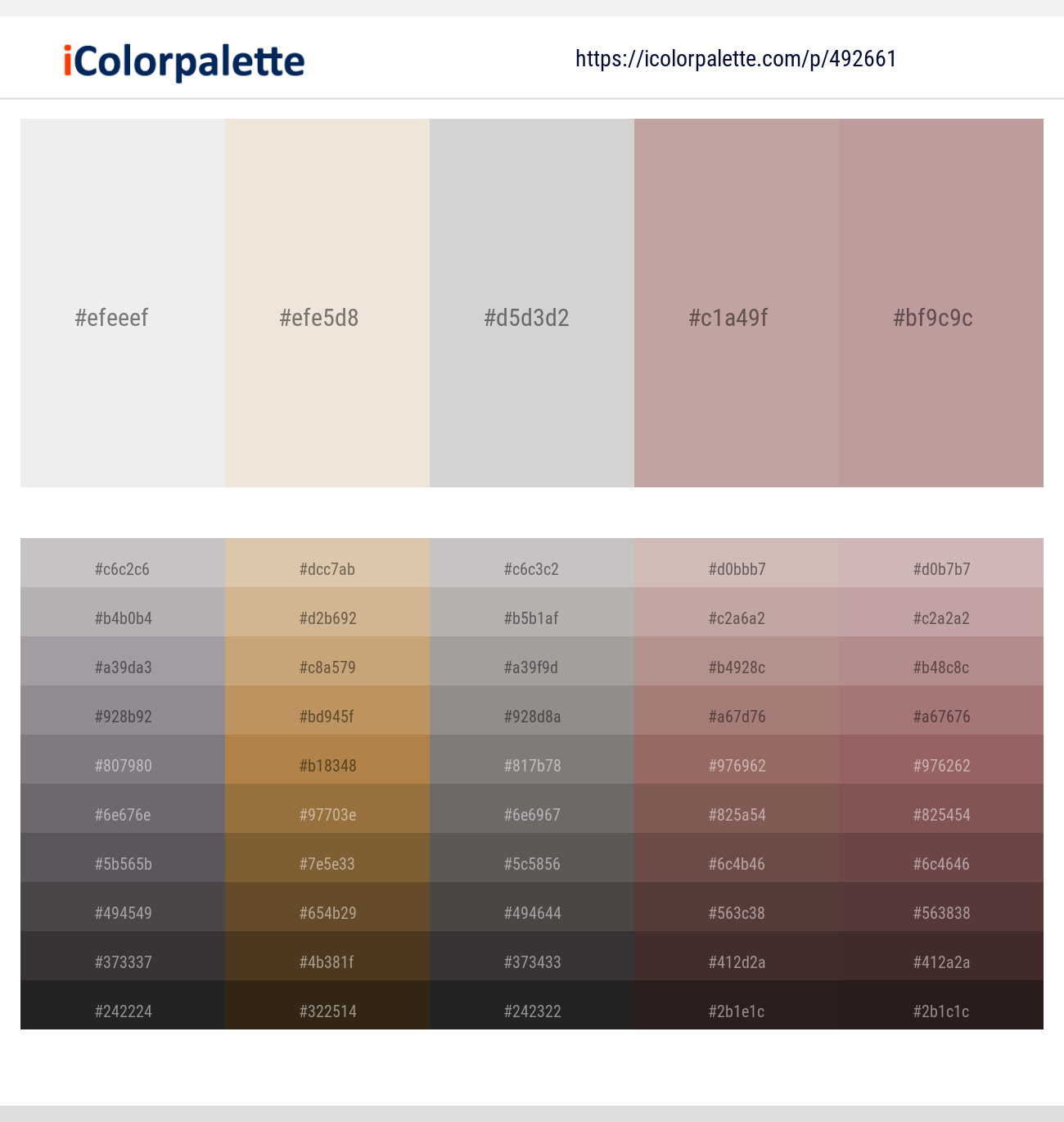 Bon Jour – Bizarre – Alto – Thatch – Thatch Color scheme